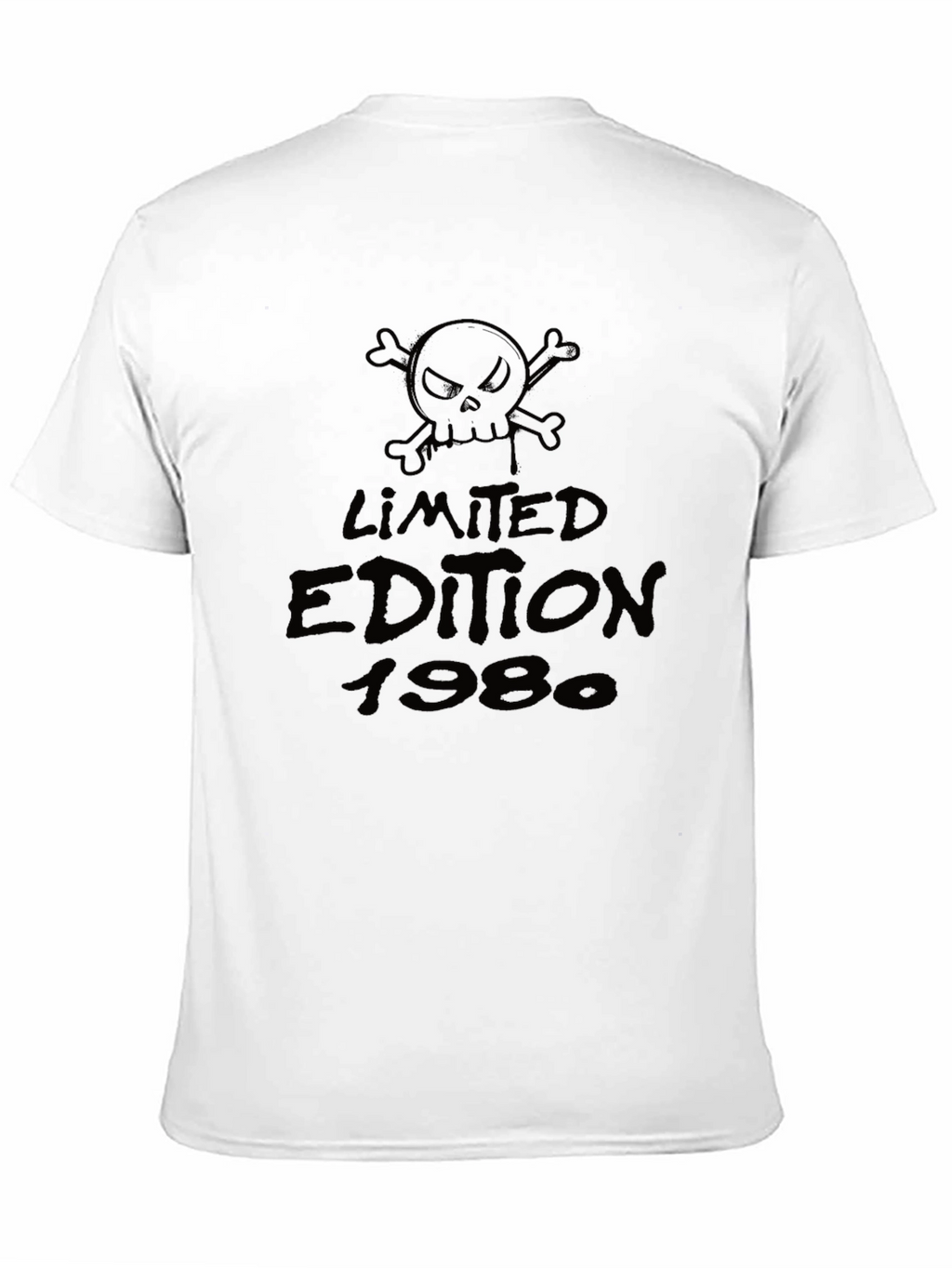 Limited Edition 1980 Skull Graphic T-Shirt