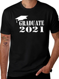 Graduate 2021 T-Shirt - Black