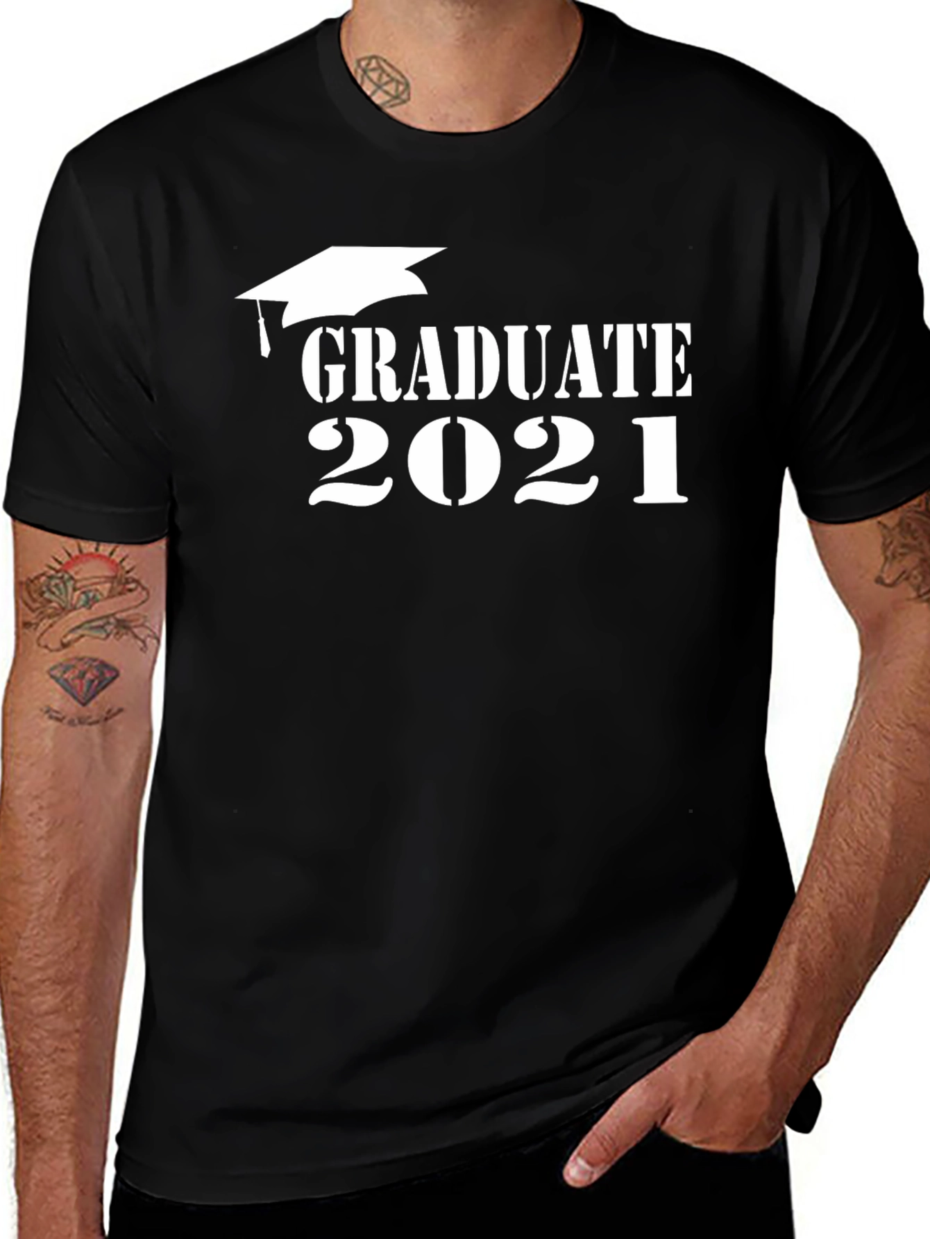 Graduate 2021 T-Shirt - Black