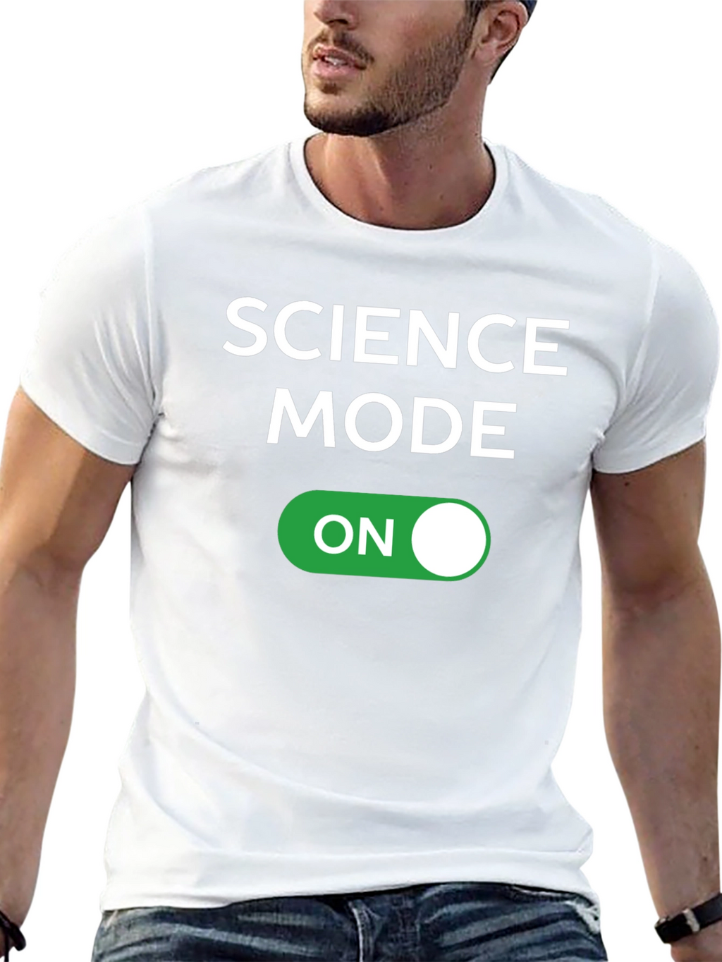 Science Mode ON T-Shirt - Black