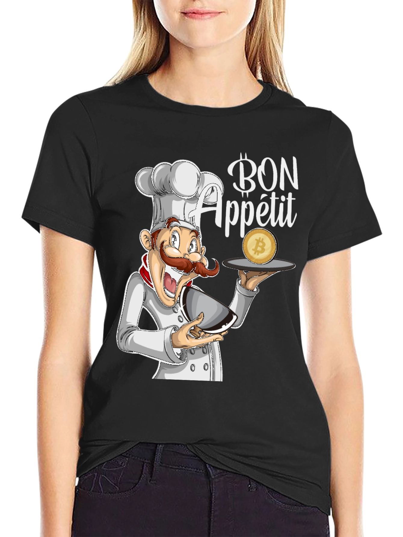 Bon Appetit Bitcoin T-Shirt - Crypto Chef Tee