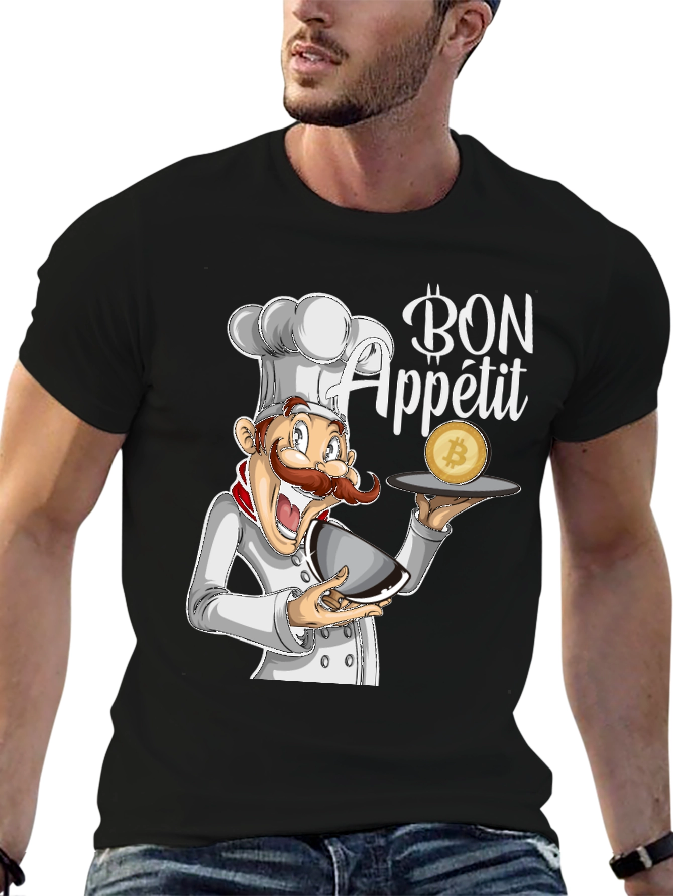Bon Appetit Bitcoin T-Shirt - Crypto Chef Tee