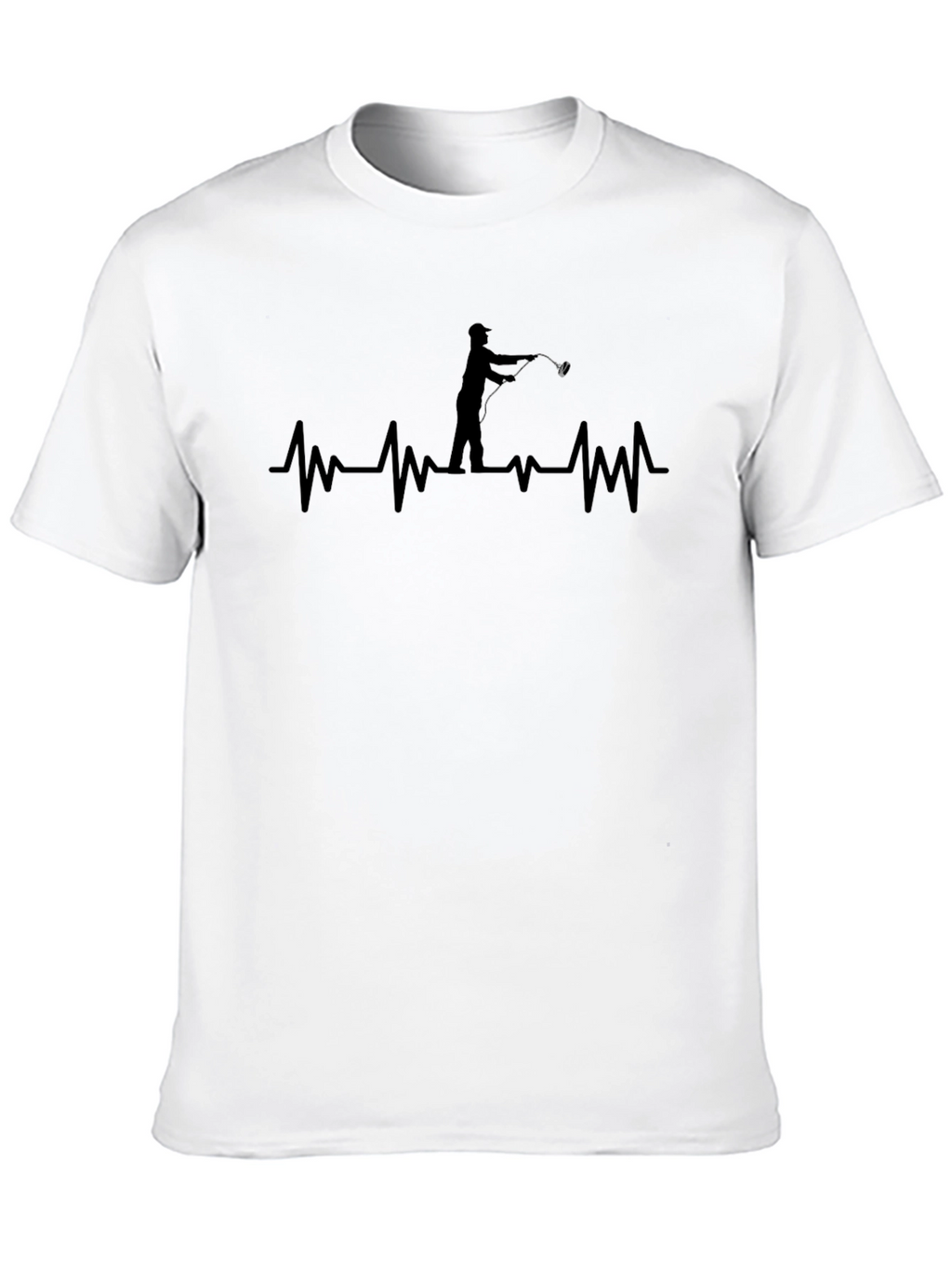 Fishing Heartbeat T-Shirt - Anglers Life