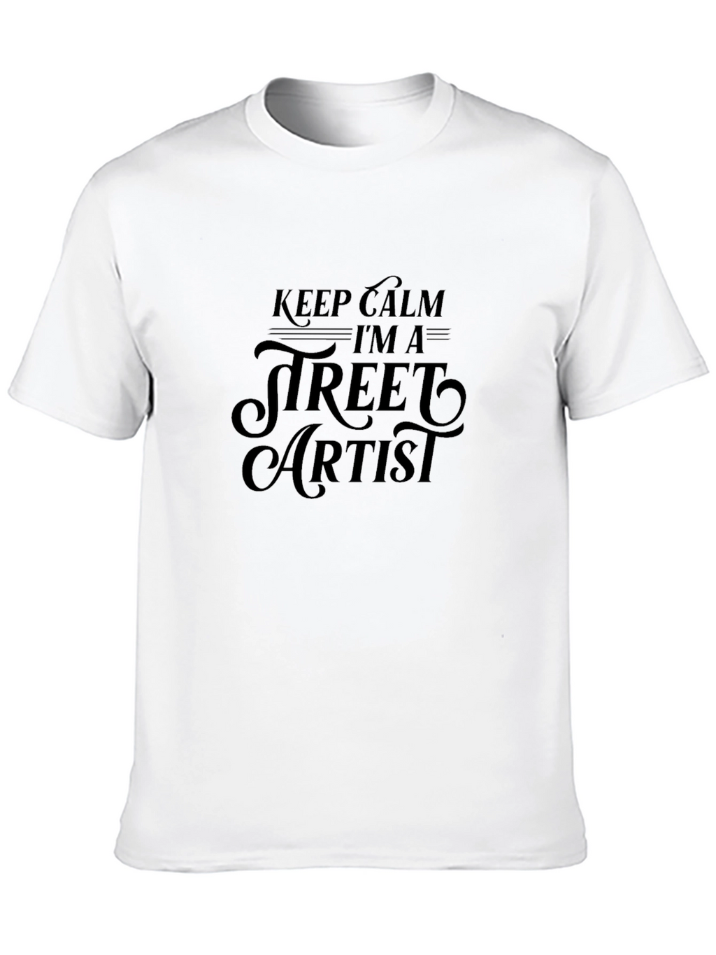 Keep Calm Street Artist Graphic T-Shirt