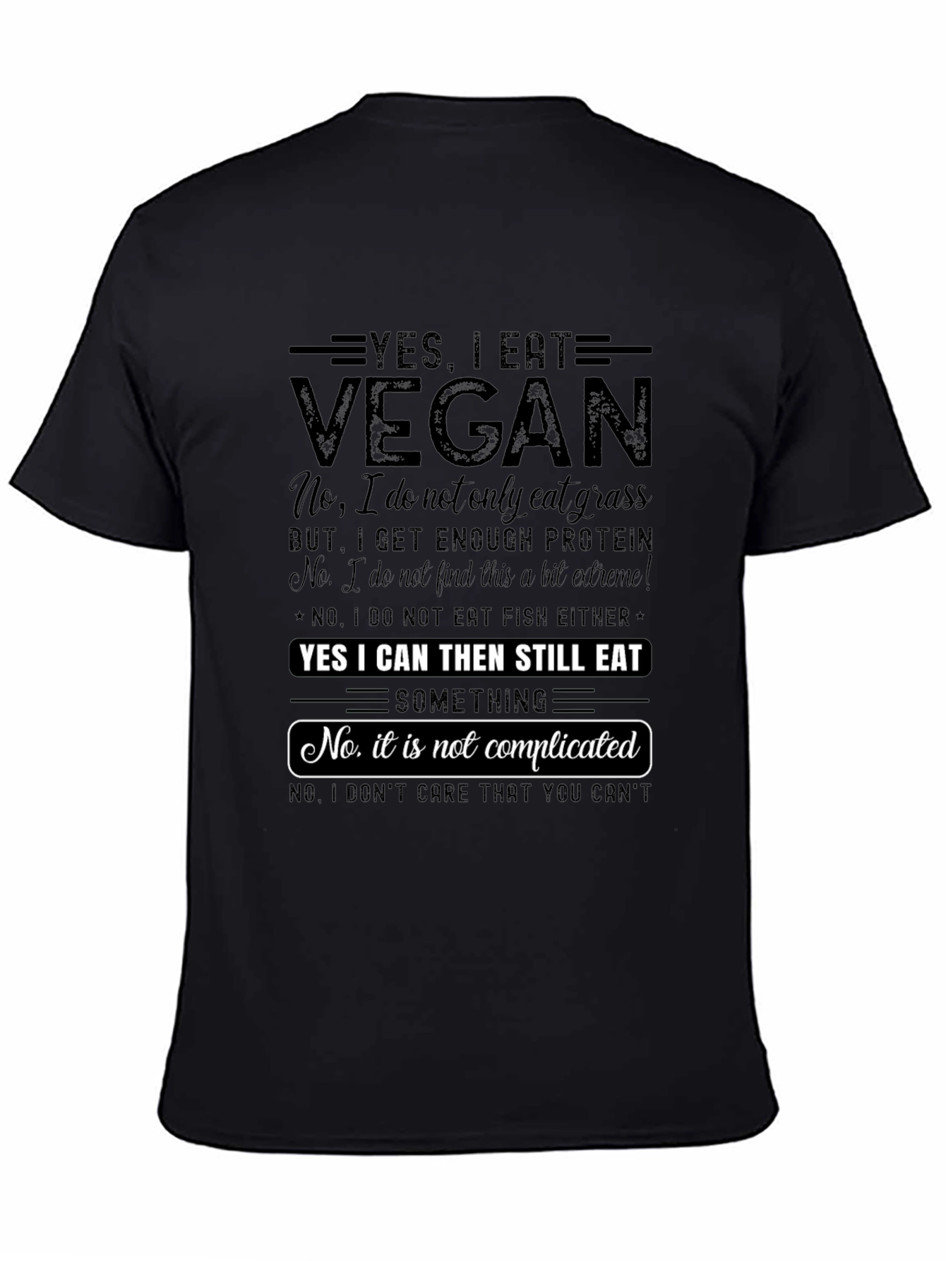 Vegan Statement T-Shirt - Funny Comfortable and Stylish!