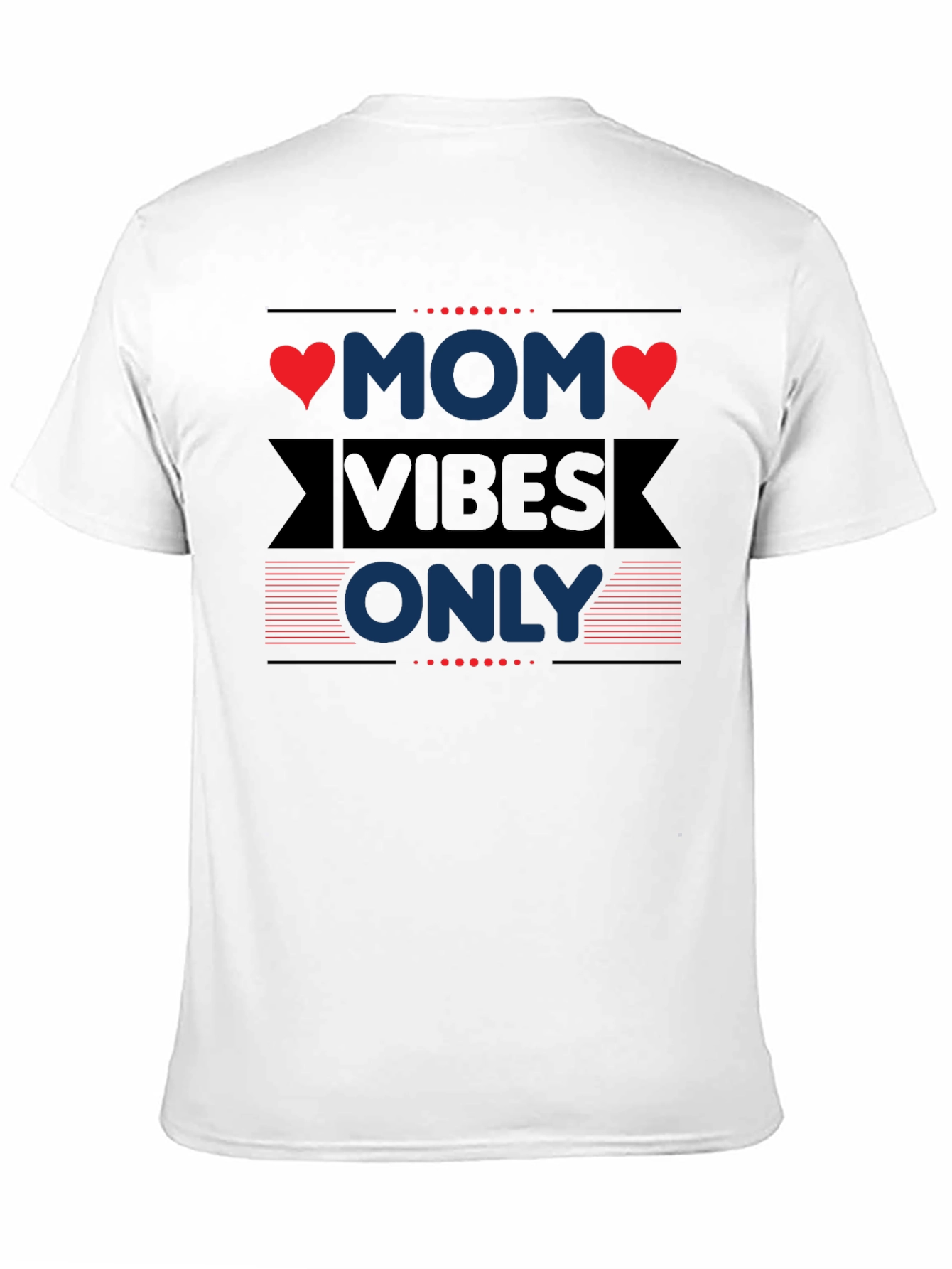 Mom Vibes Only T-Shirt - Trendy Graphic Tee