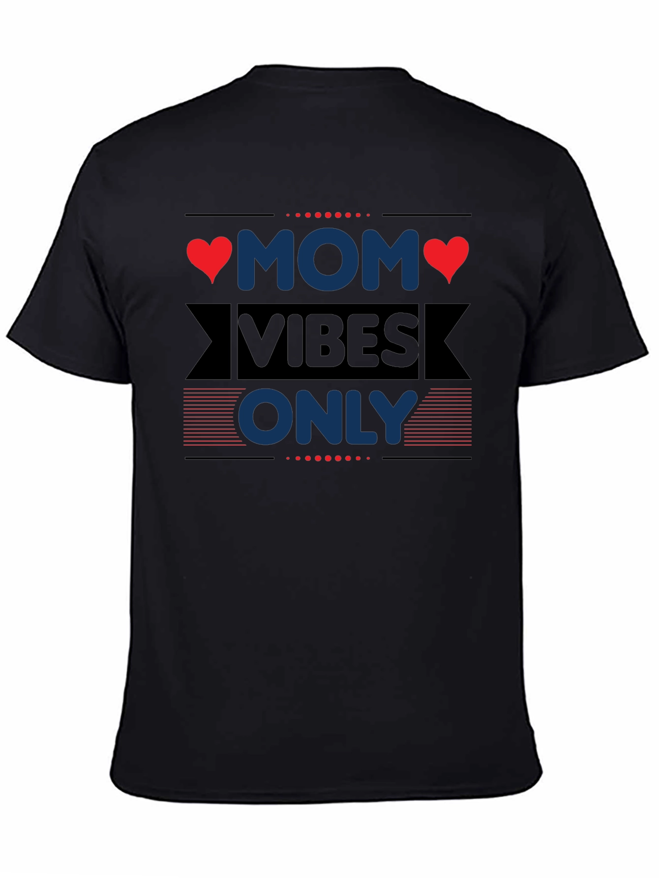 Mom Vibes Only T-Shirt - Trendy Graphic Tee