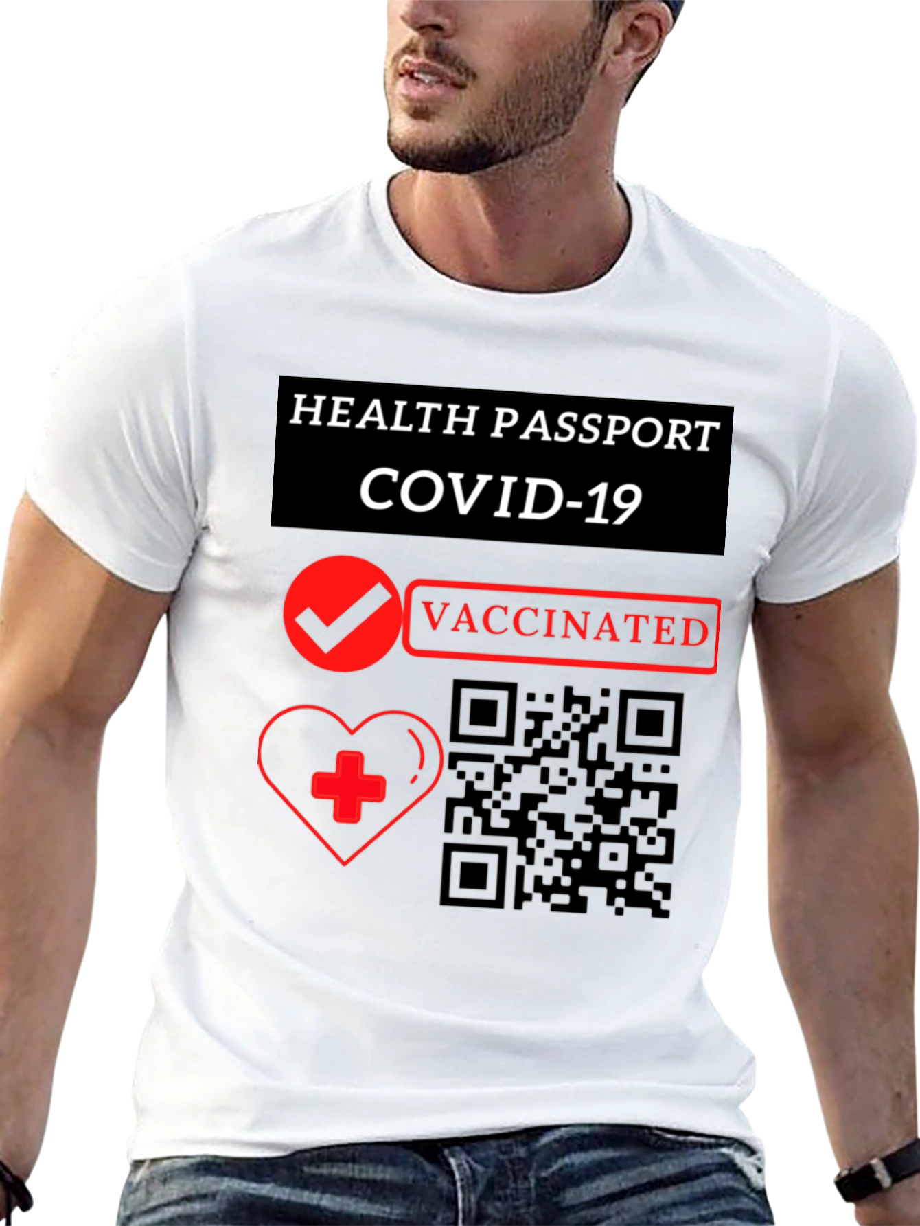 Vaccinated Health Passport COVID-19 T-Shirt