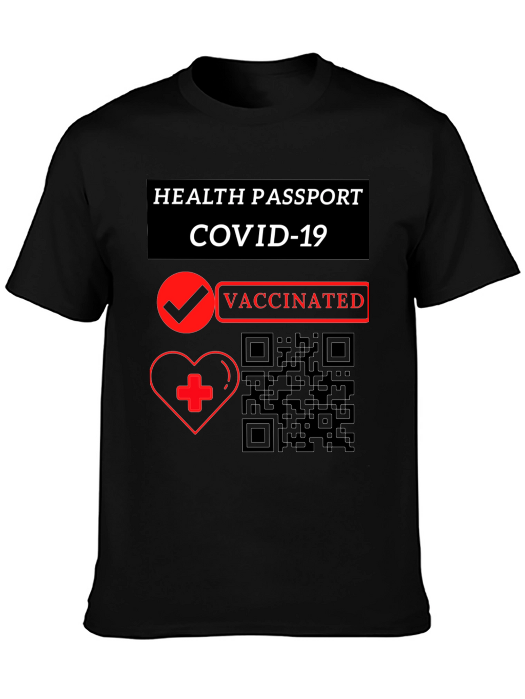Vaccinated Health Passport COVID-19 T-Shirt