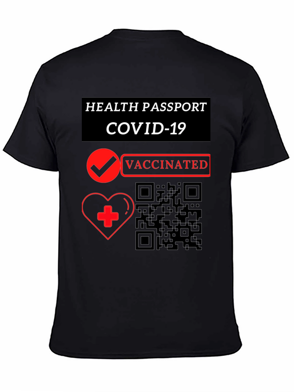 Vaccinated Health Passport COVID-19 T-Shirt