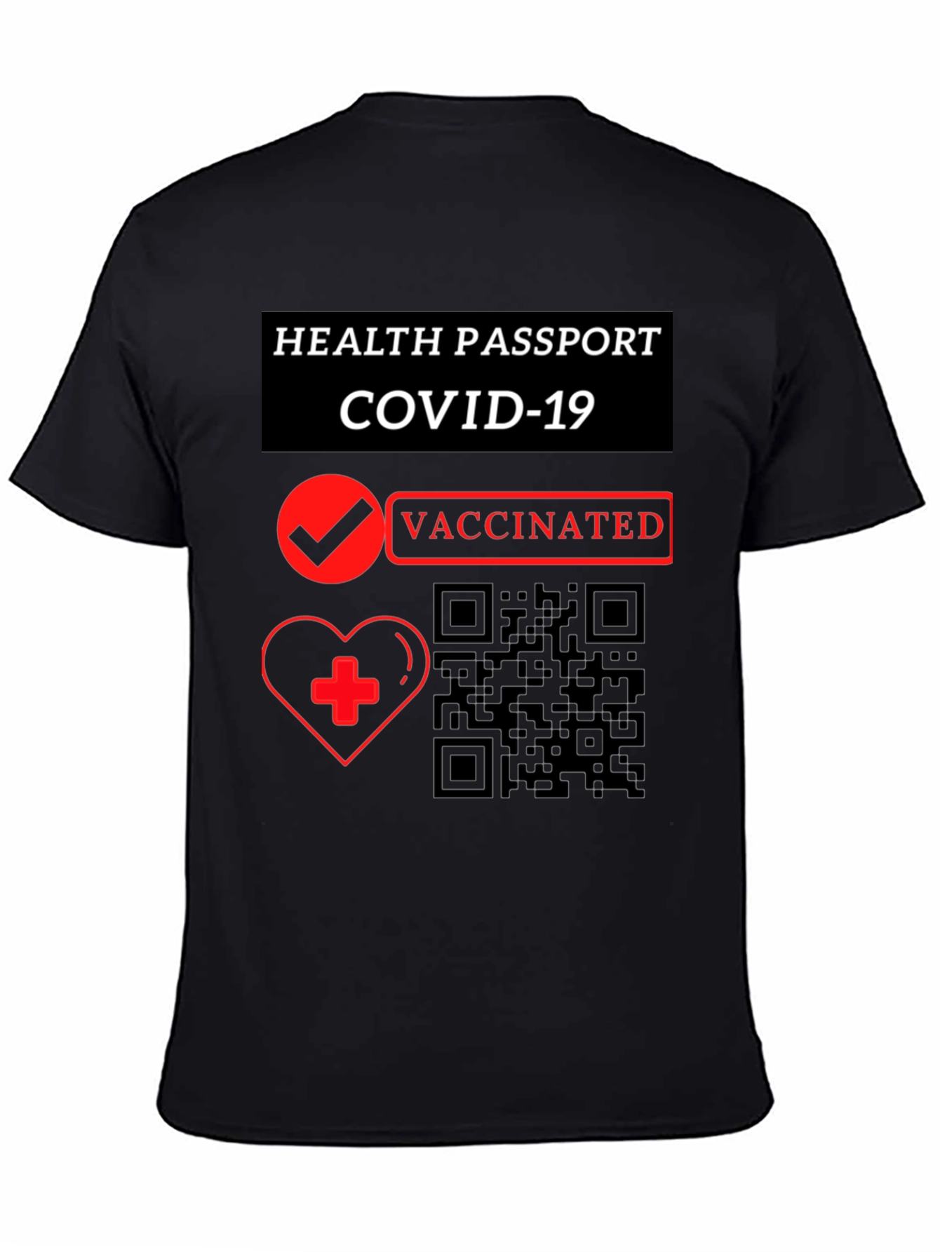 Vaccinated Health Passport COVID-19 T-Shirt