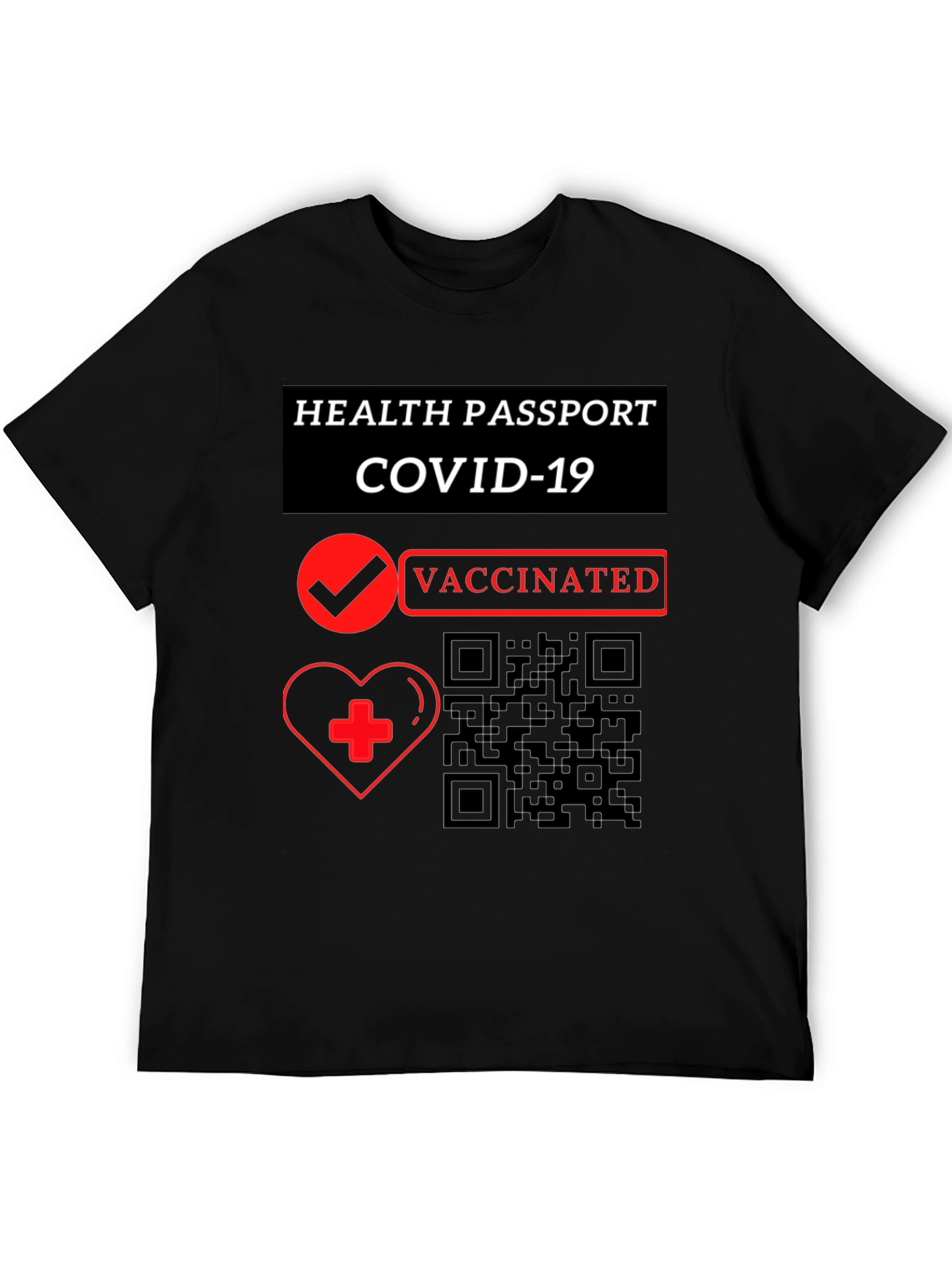 Vaccinated Health Passport COVID-19 T-Shirt