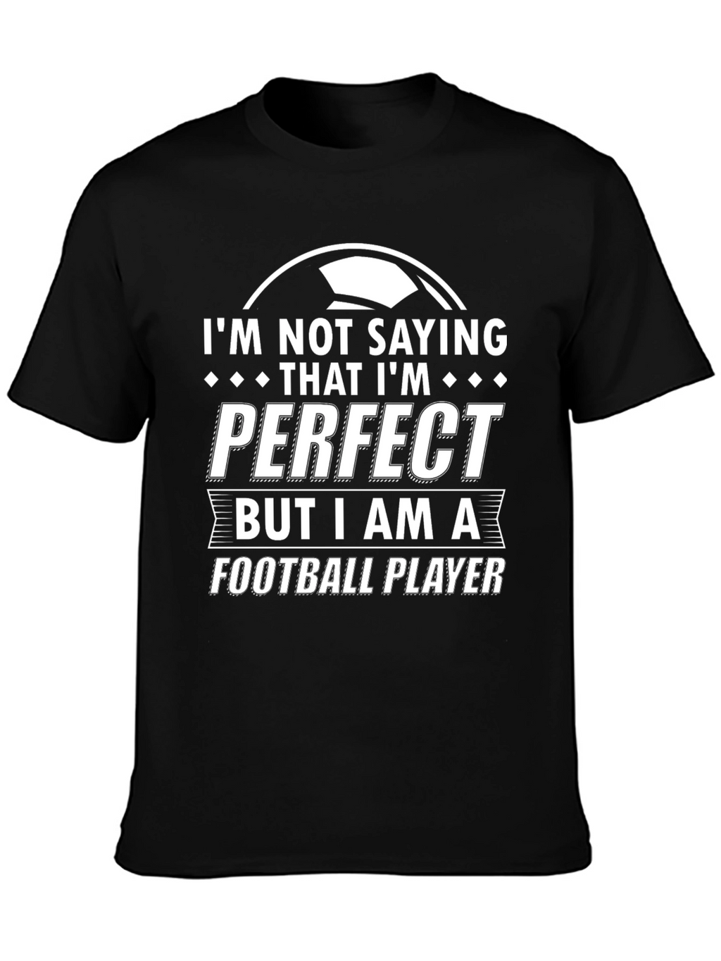 Football Player Graphic T-Shirt