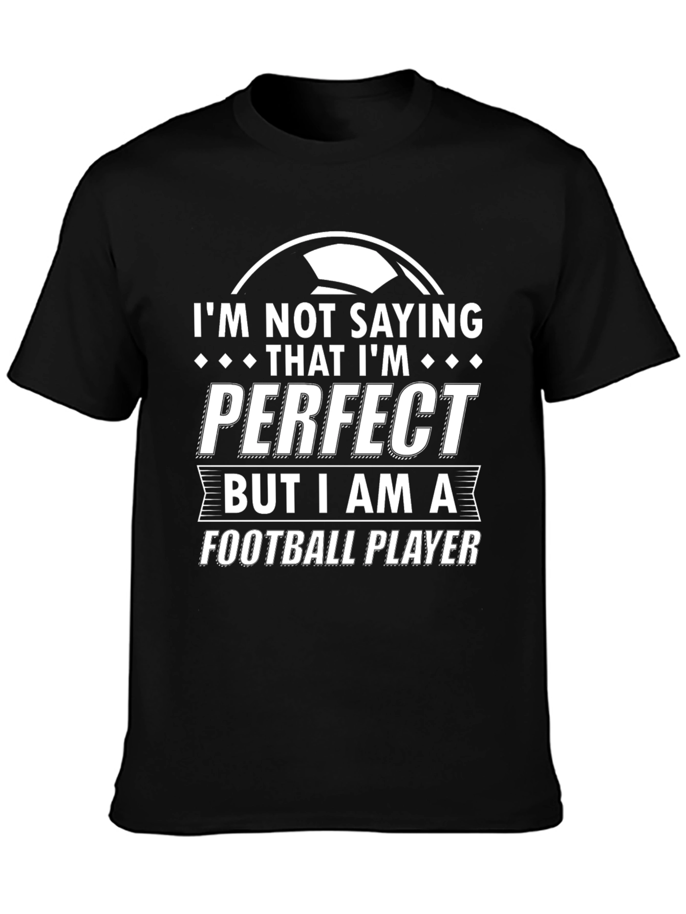 Football Player Graphic T-Shirt