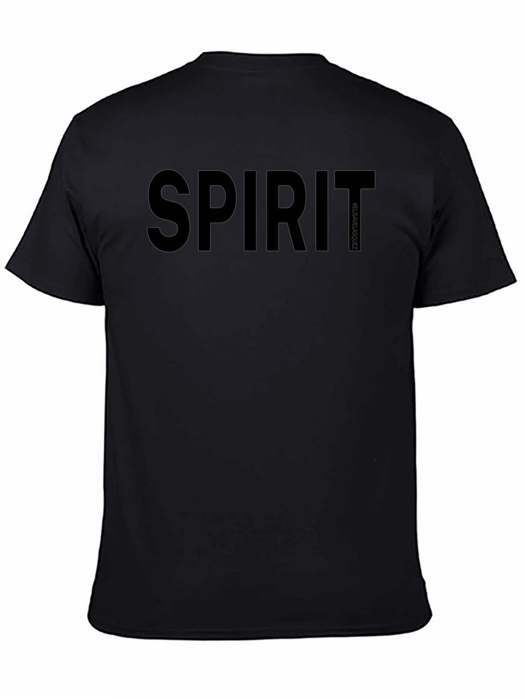 Spirit Graphic Tee - Black Cotton Blend
