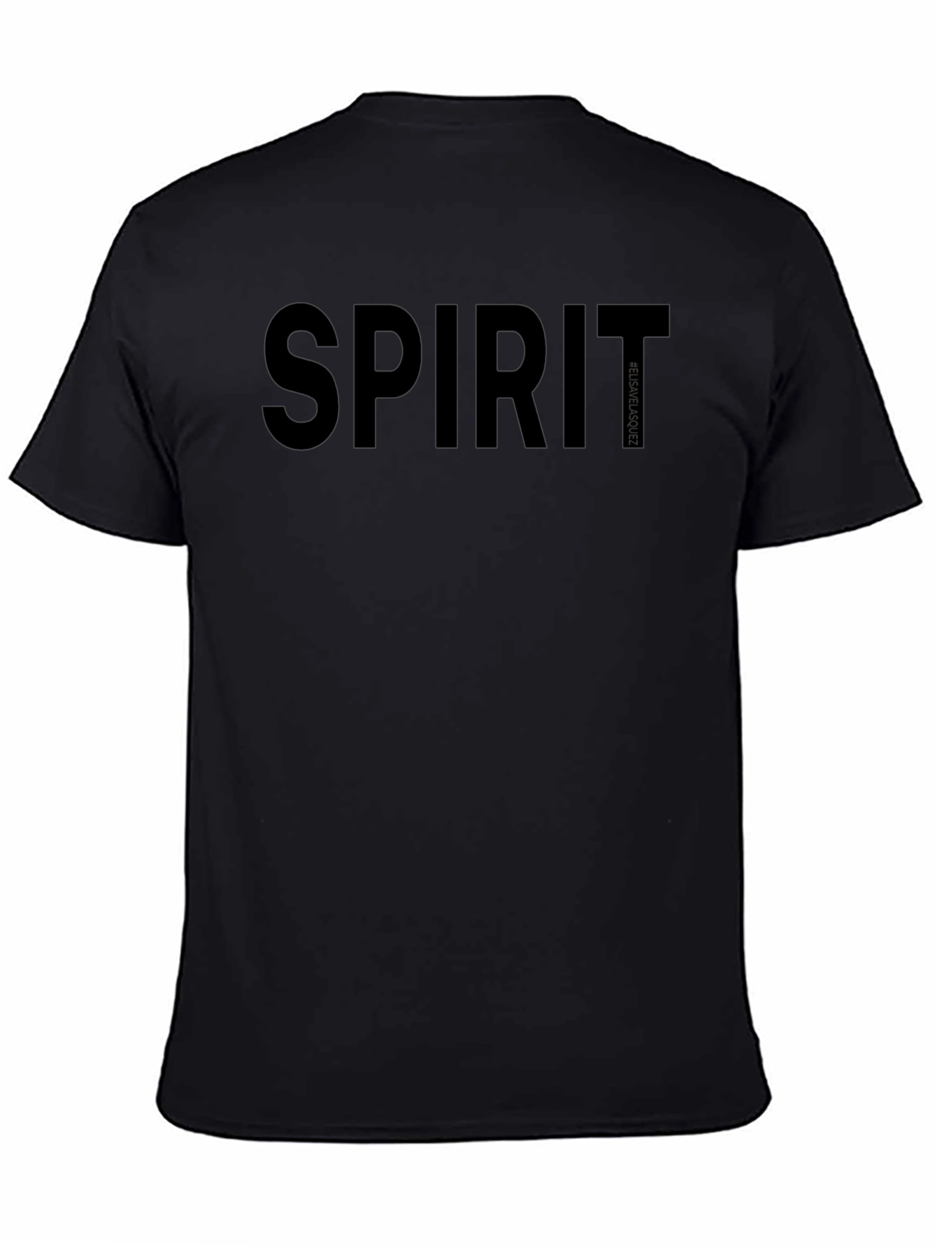 Spirit Graphic Tee - Black Cotton Blend