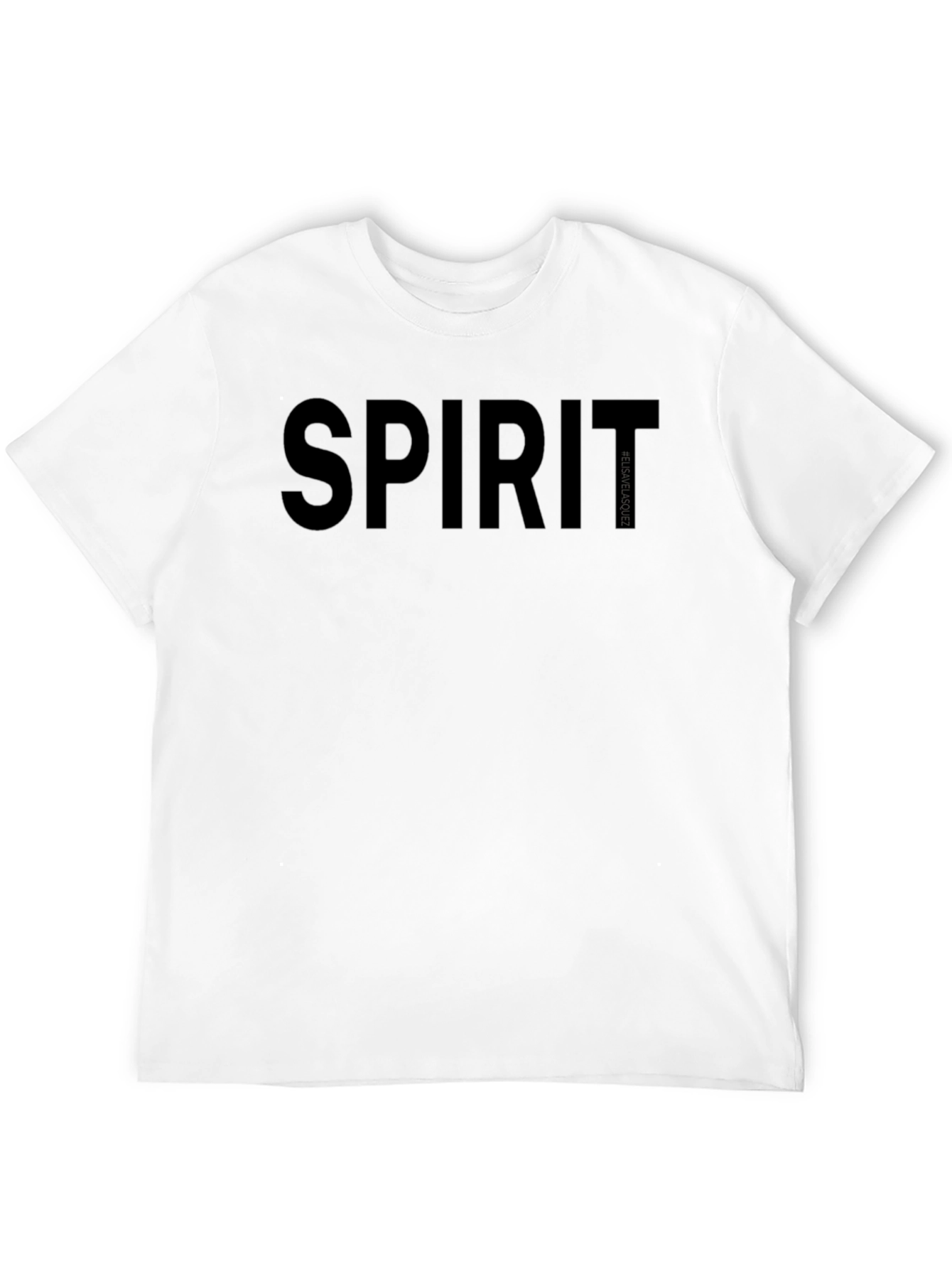 Spirit Graphic Tee - Black Cotton Blend