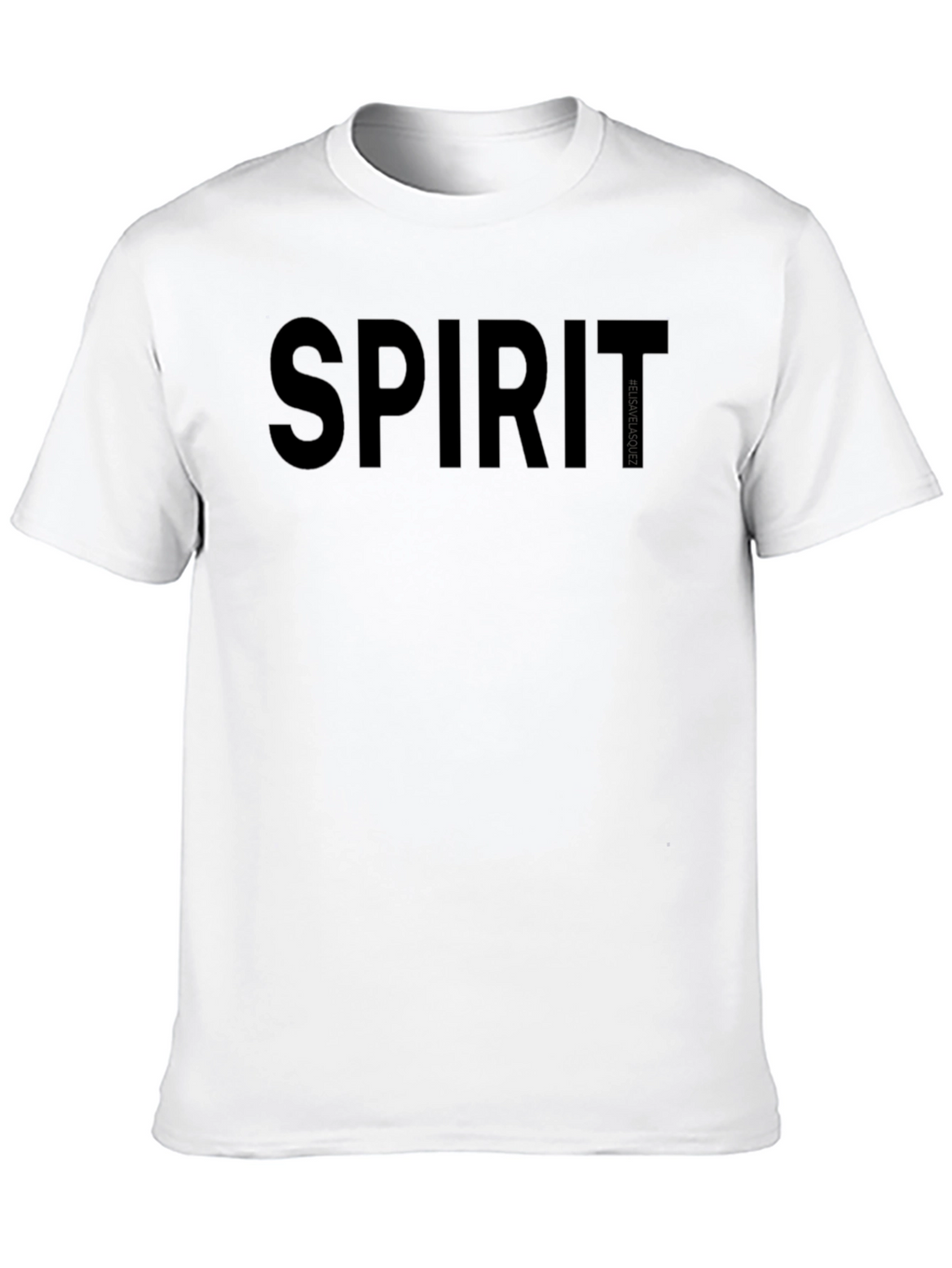 Spirit Graphic Tee - Black Cotton Blend