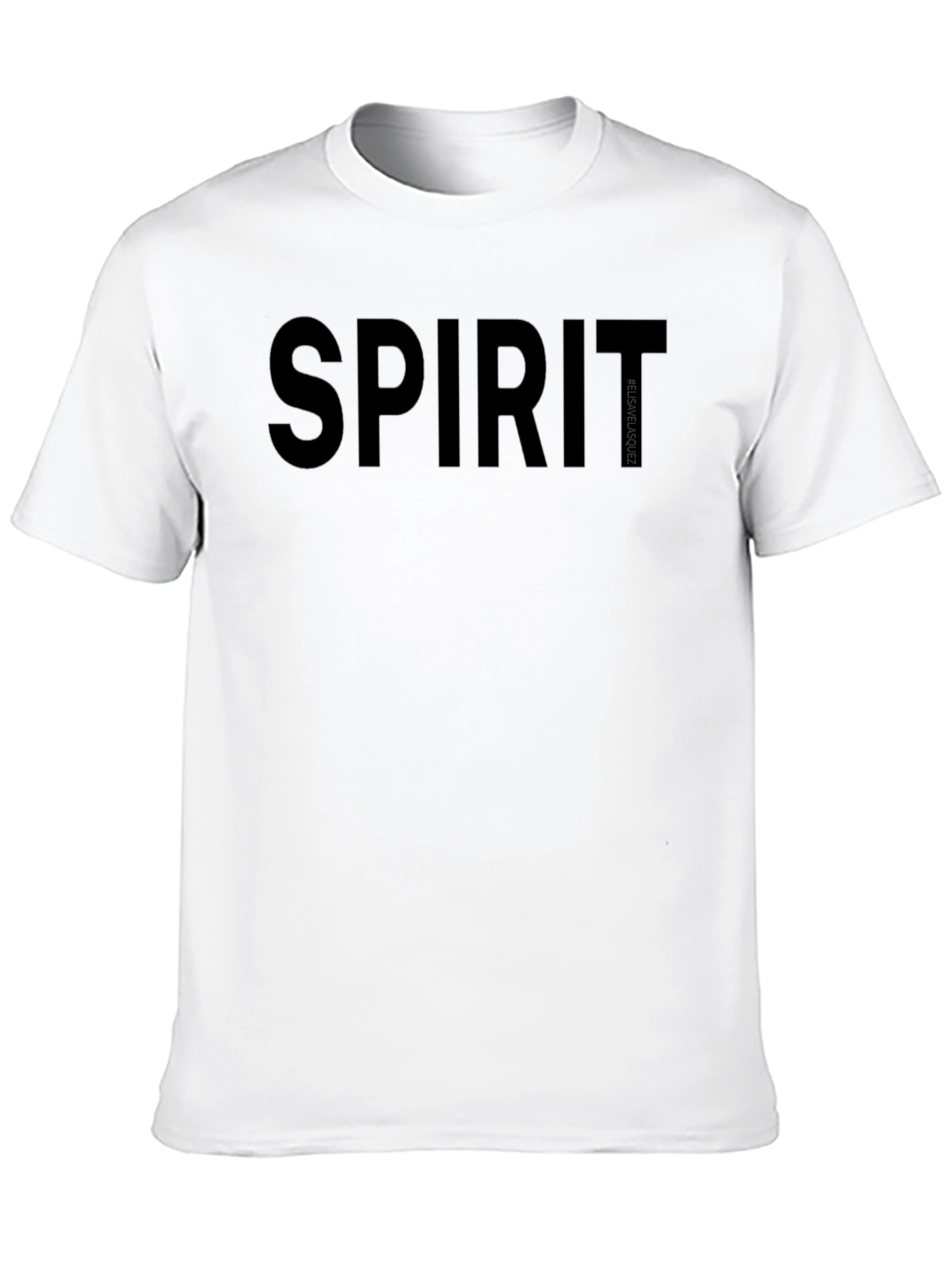 Spirit Graphic Tee - Black Cotton Blend