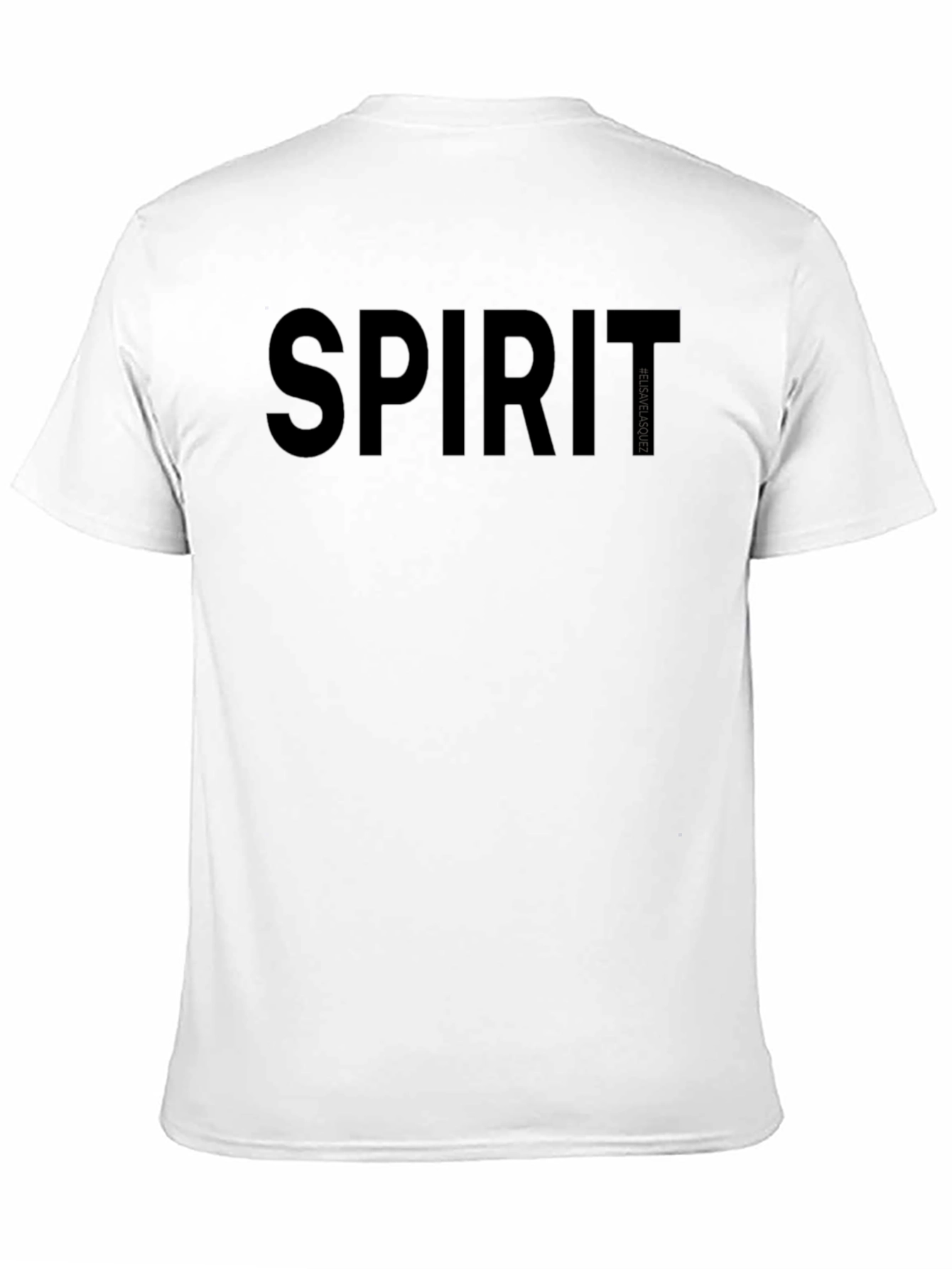 Spirit Graphic Tee - Black Cotton Blend