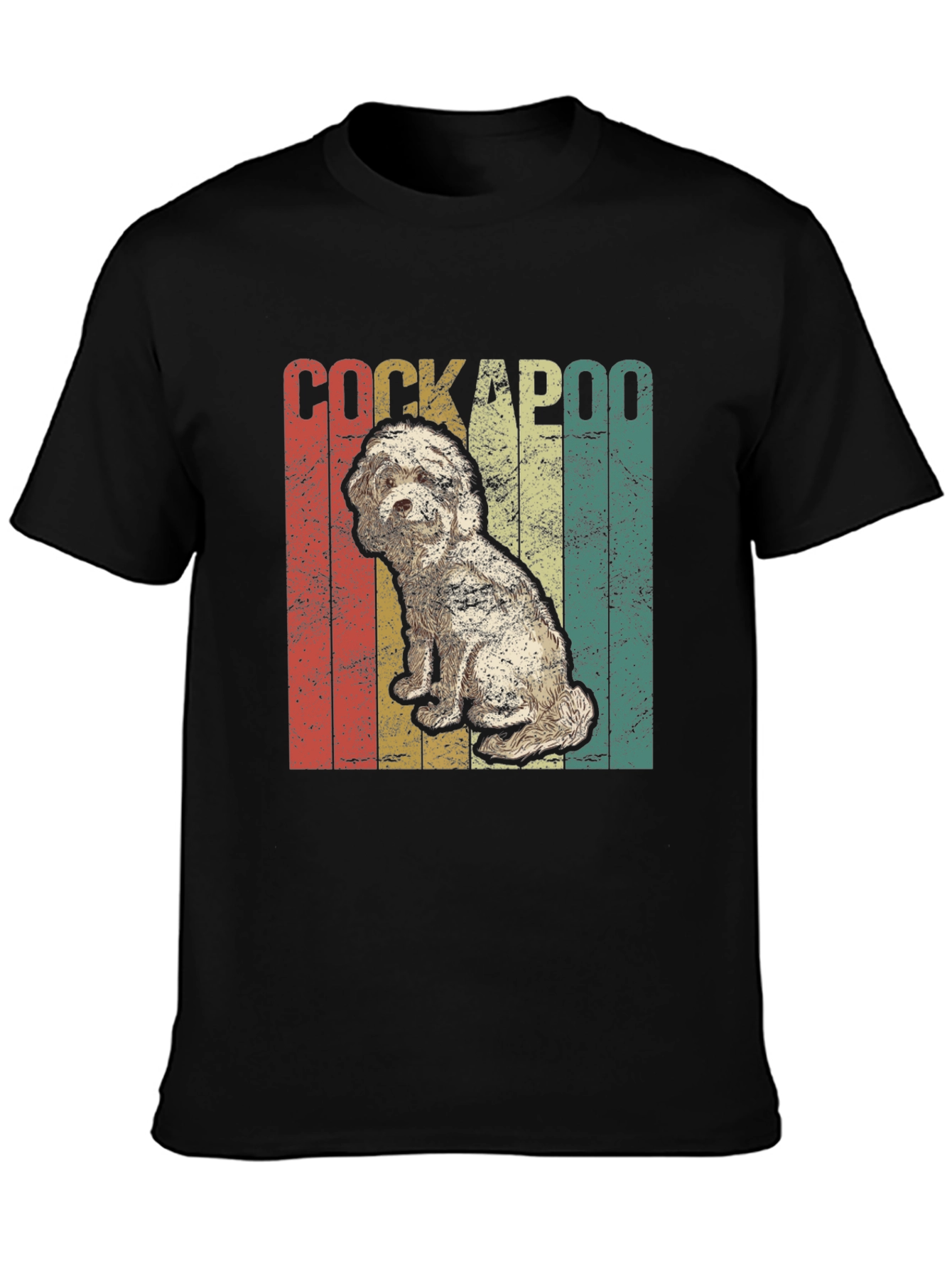 Cockapoo Dog Vintage Style T-Shirt