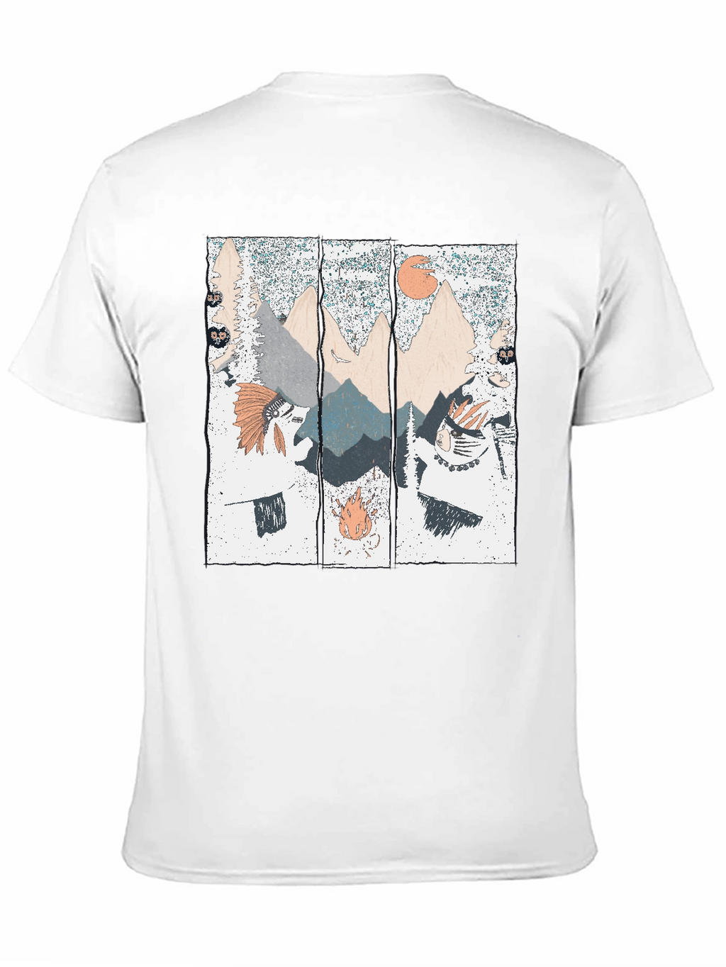Mountain Landscape Graphic Print T-Shirt