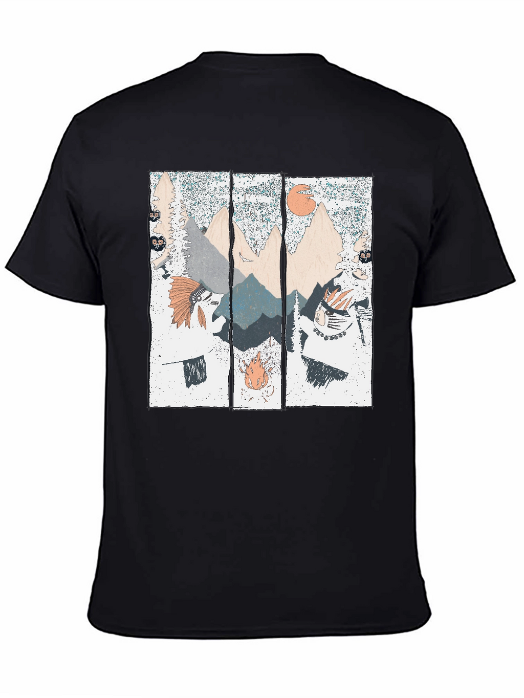 Mountain Landscape Graphic Print T-Shirt