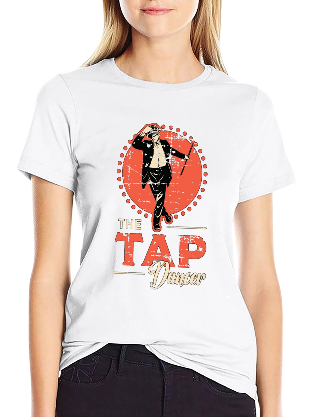 Retro Tap Dancer Graphic T-Shirt