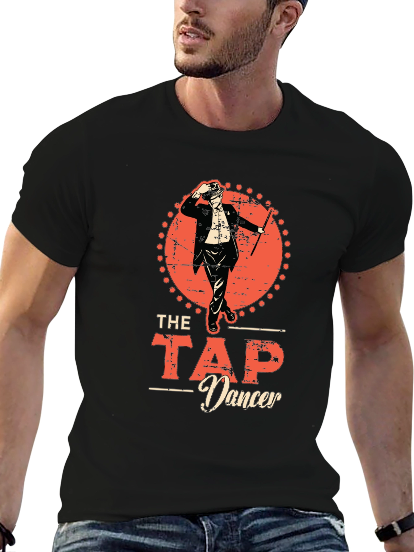 Retro Tap Dancer Graphic T-Shirt