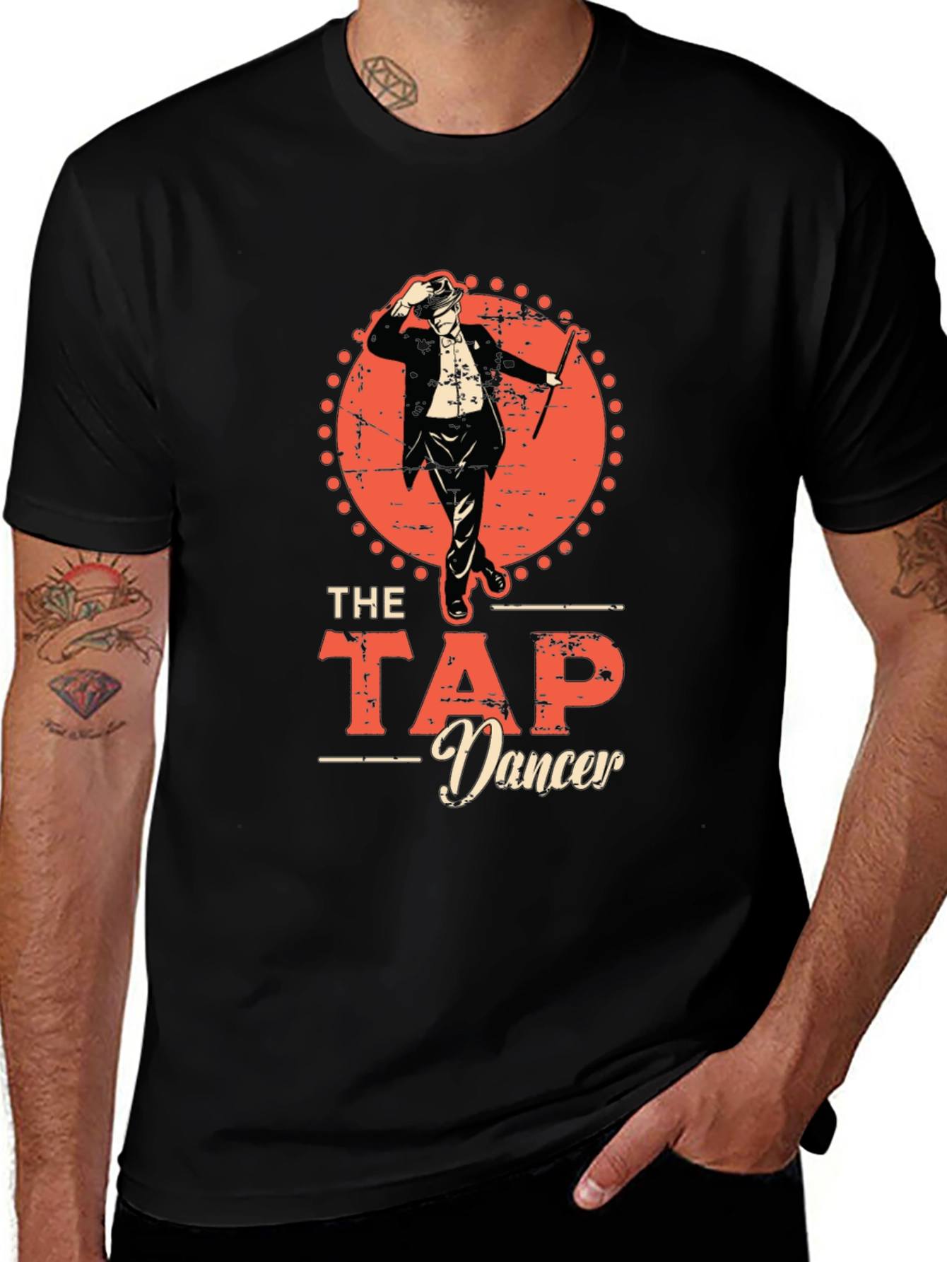 Retro Tap Dancer Graphic T-Shirt