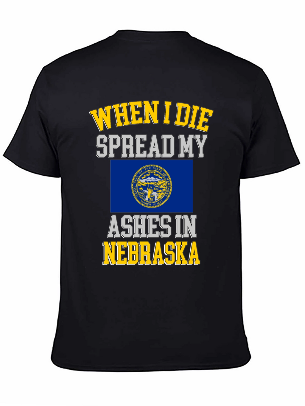 Nebraska Ashes T-Shirt - State Pride Tee