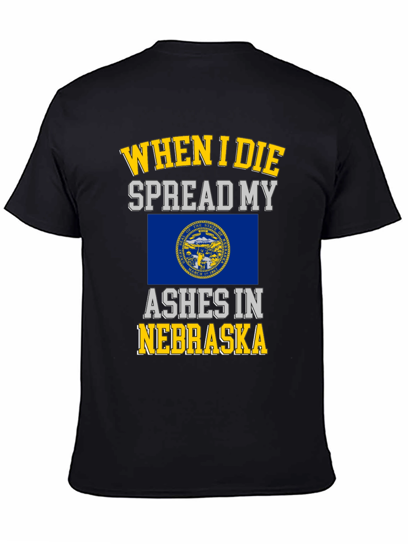 Nebraska Ashes T-Shirt - State Pride Tee