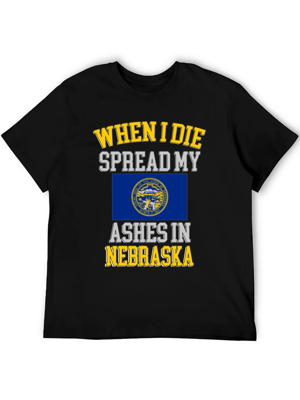 Nebraska Ashes T-Shirt - State Pride Tee
