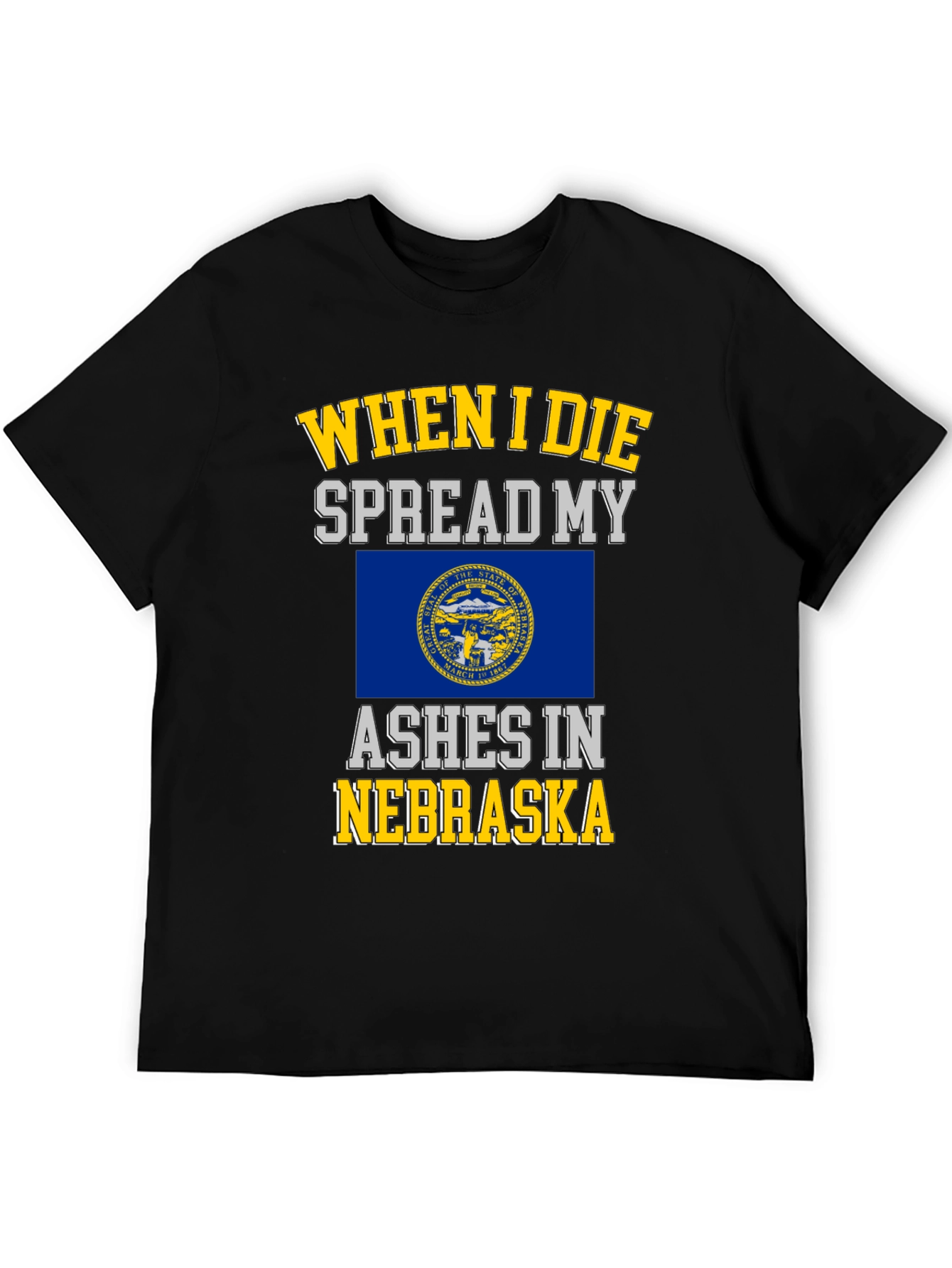 Nebraska Ashes T-Shirt - State Pride Tee