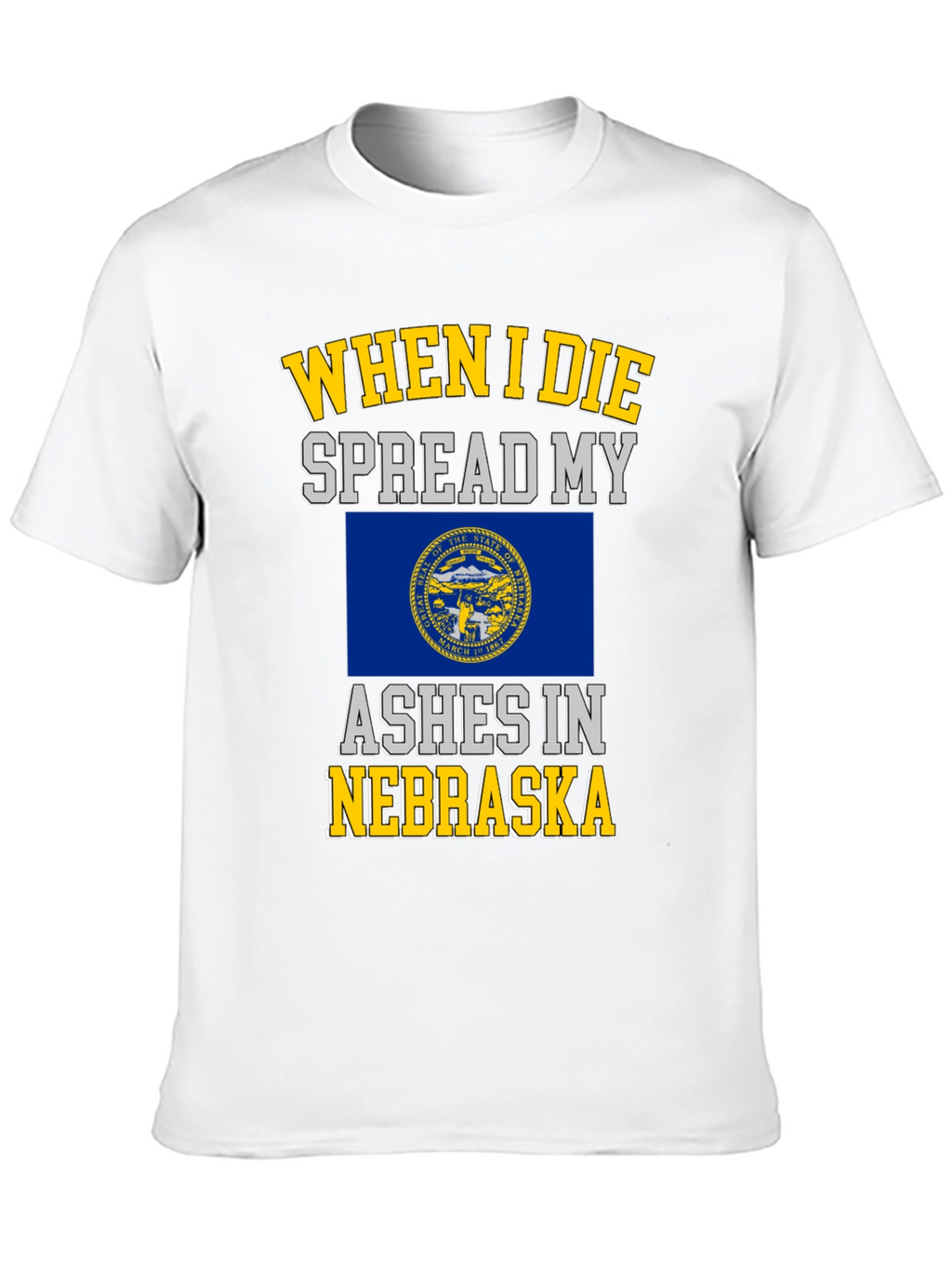 Nebraska Ashes T-Shirt - State Pride Tee