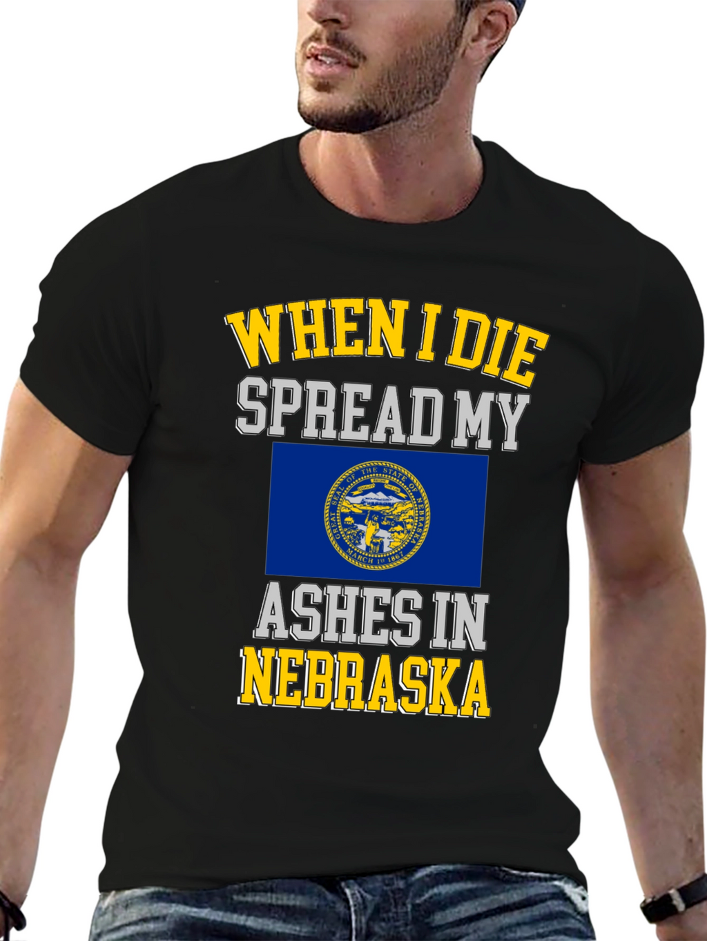 Nebraska Ashes T-Shirt - State Pride Tee