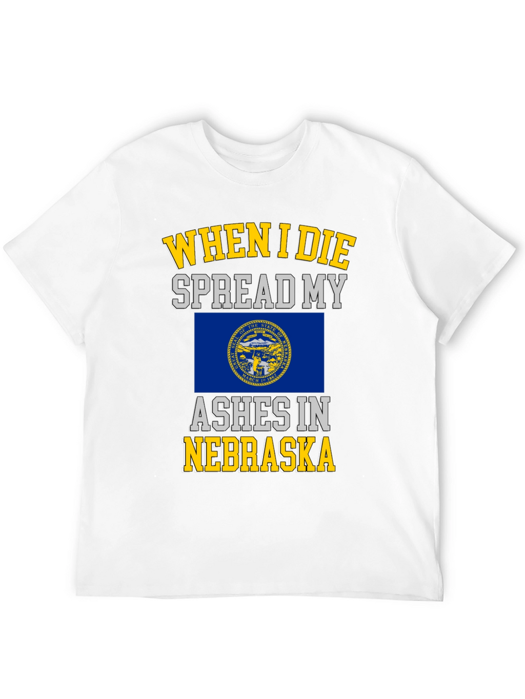 Nebraska Ashes T-Shirt - State Pride Tee