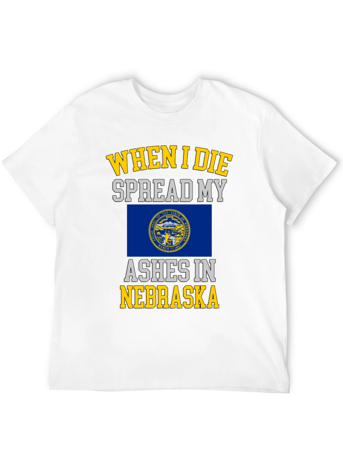 Nebraska Ashes T-Shirt - State Pride Tee