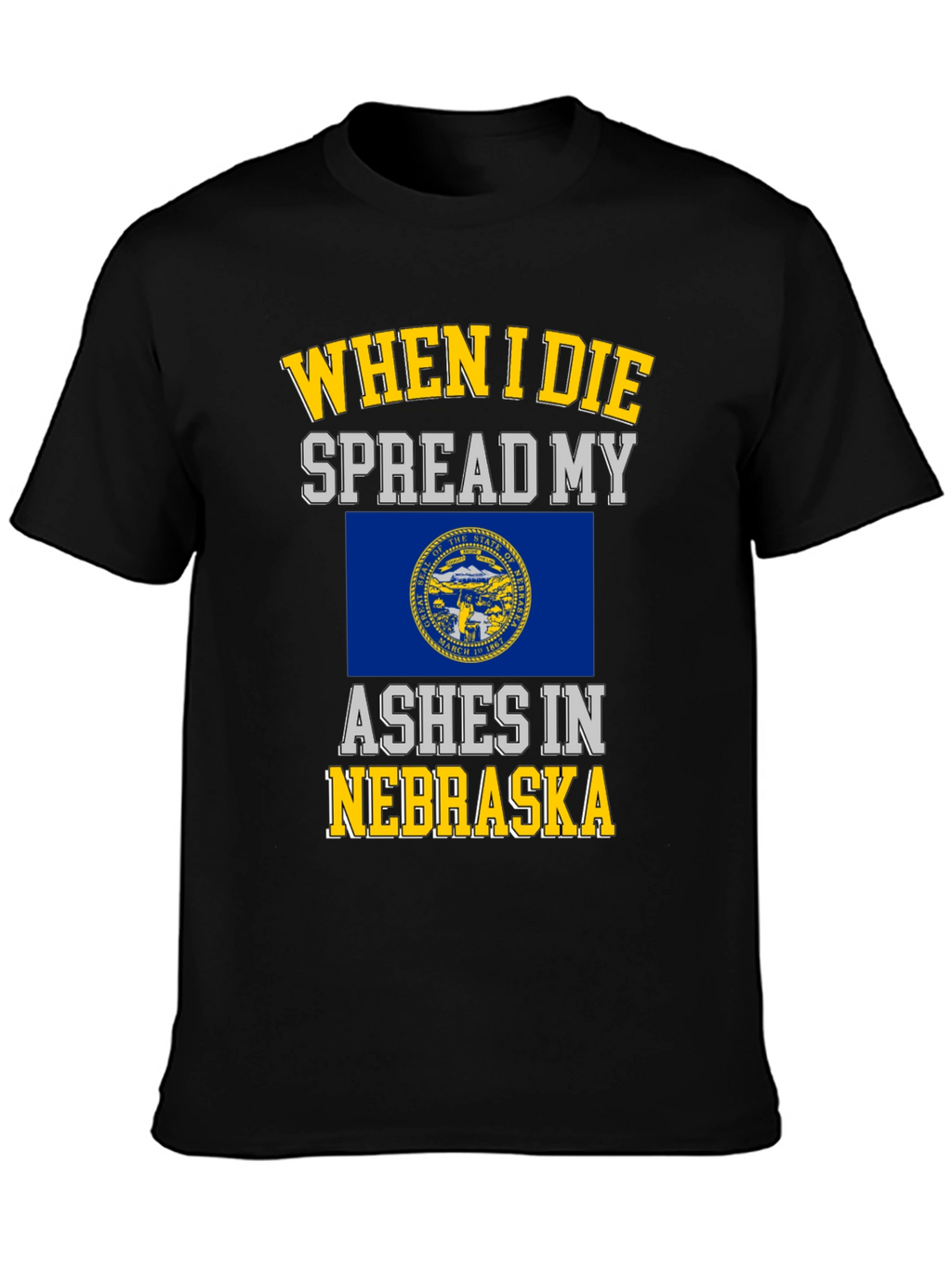 Nebraska Ashes T-Shirt - State Pride Tee