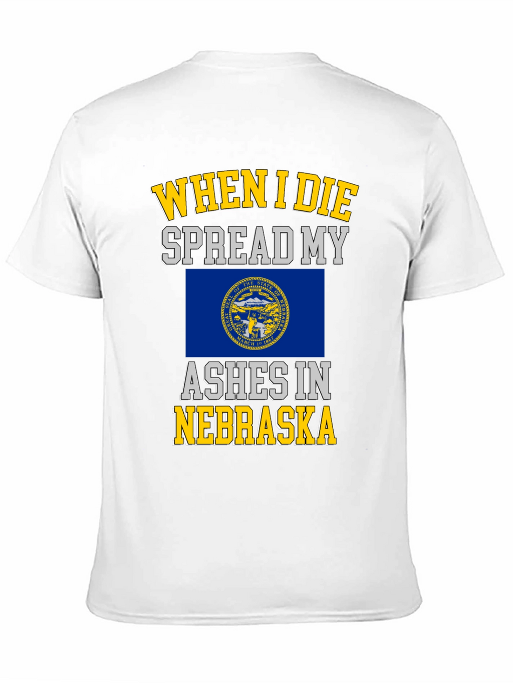 Nebraska Ashes T-Shirt - State Pride Tee