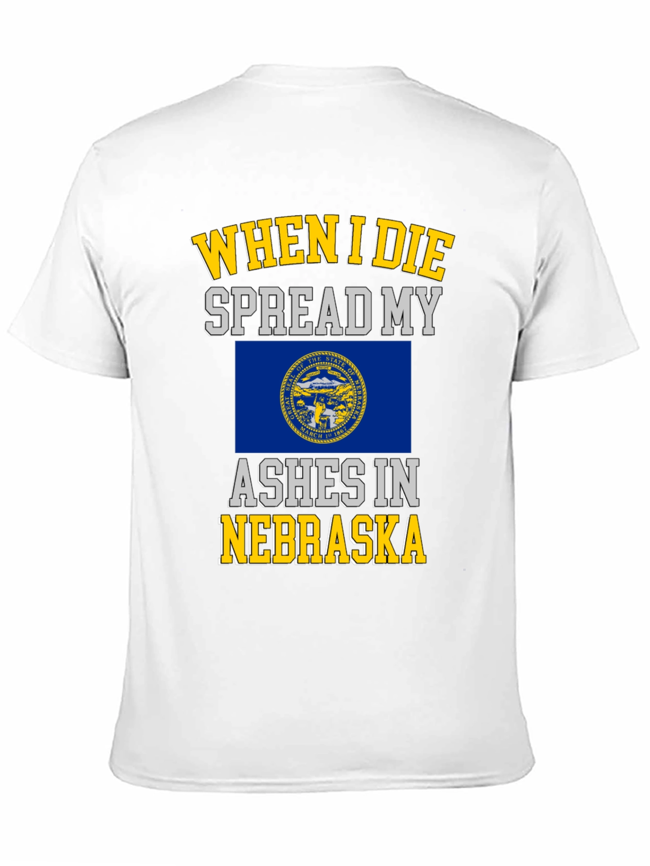 Nebraska Ashes T-Shirt - State Pride Tee