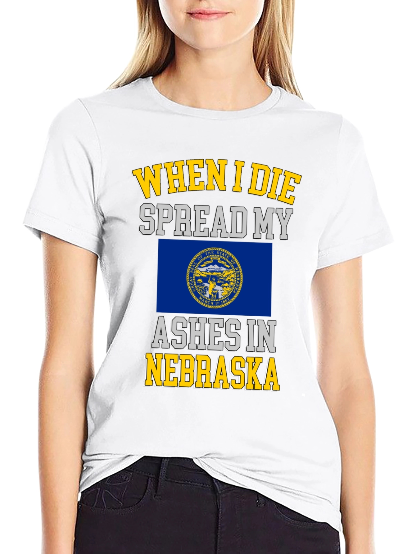 Nebraska Ashes T-Shirt - State Pride Tee