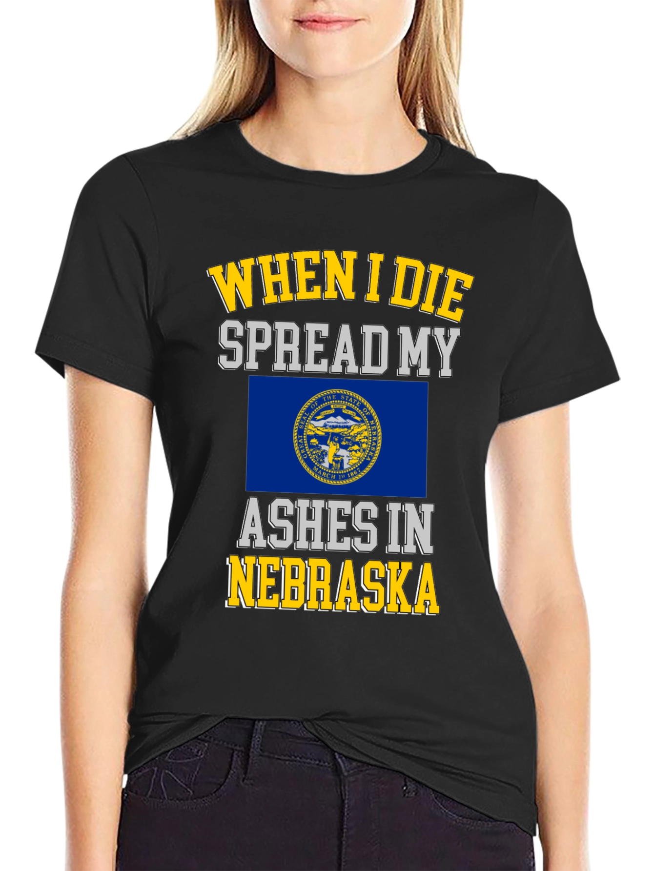 Nebraska Ashes T-Shirt - State Pride Tee