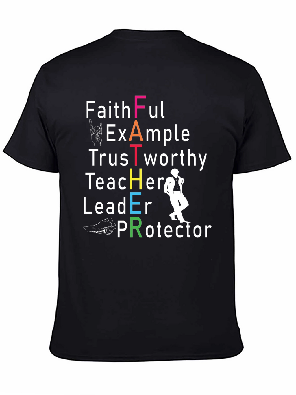 Faithful Father Graphic T-Shirt - Fathers Day Gift