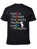 Faithful Father Graphic T-Shirt - Fathers Day Gift