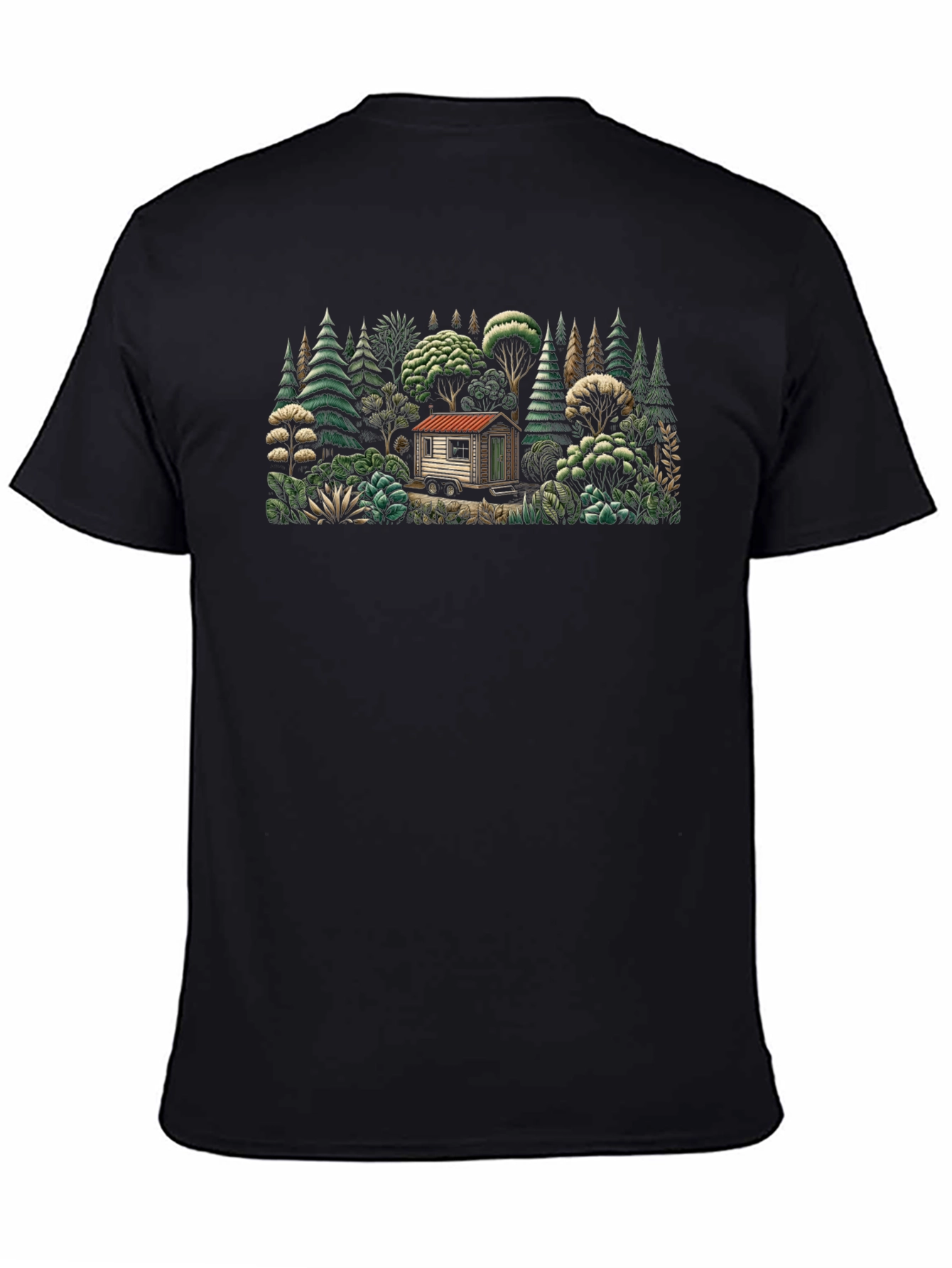 Cabin in the Woods Graphic Tee - Nature Lover Shirt