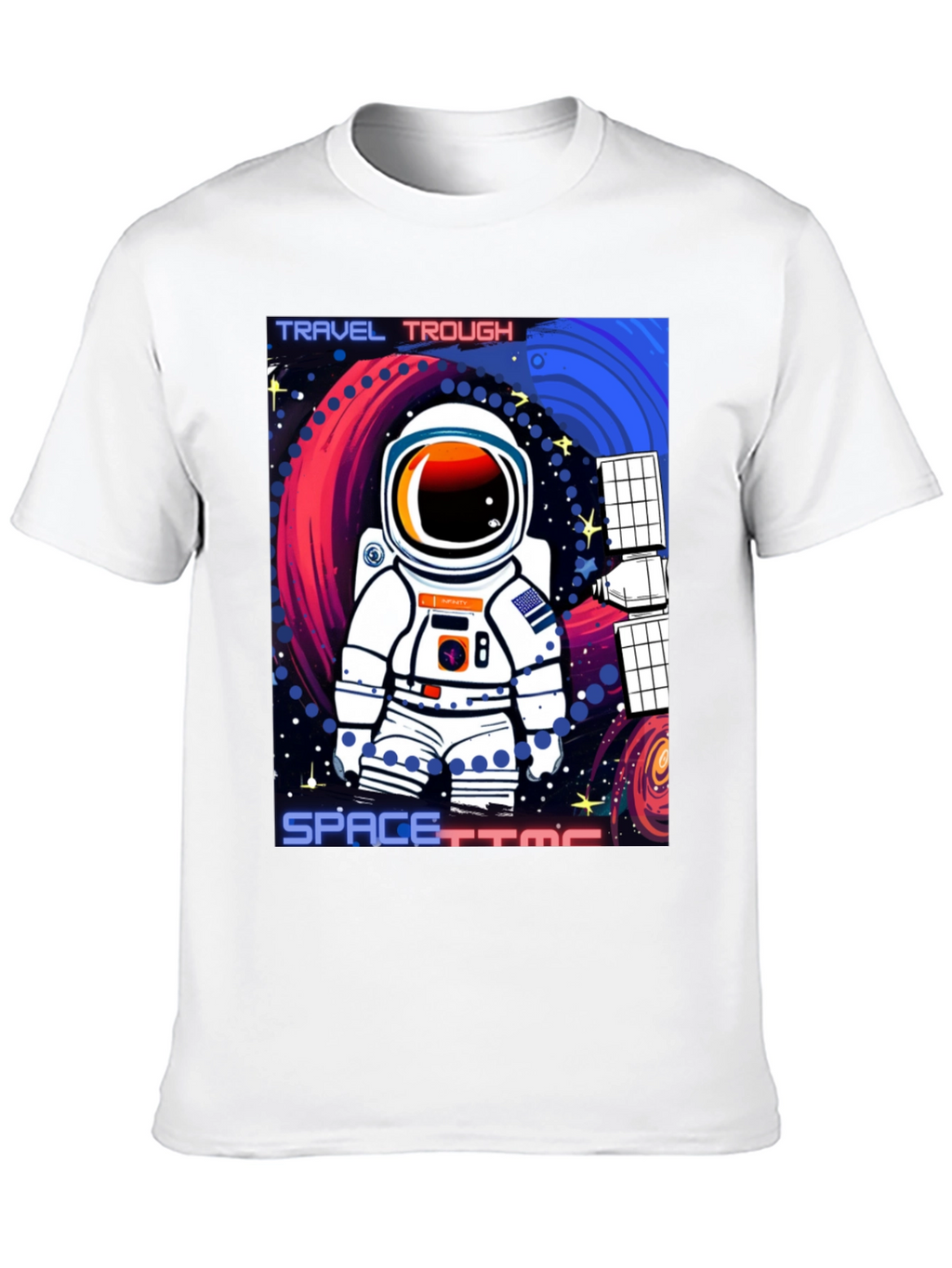Astronaut Spacetime Graphic T-Shirt