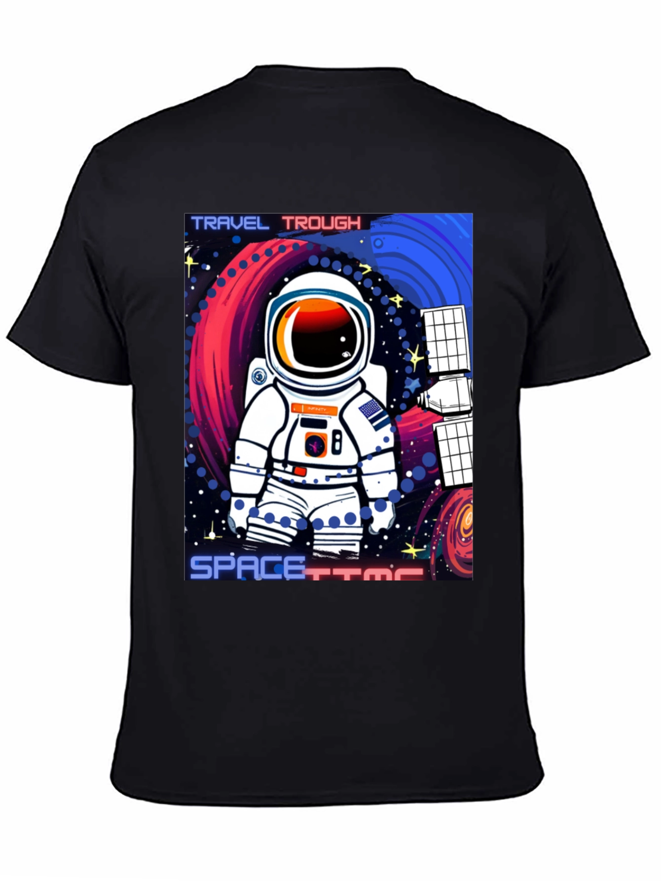 Astronaut Spacetime Graphic T-Shirt
