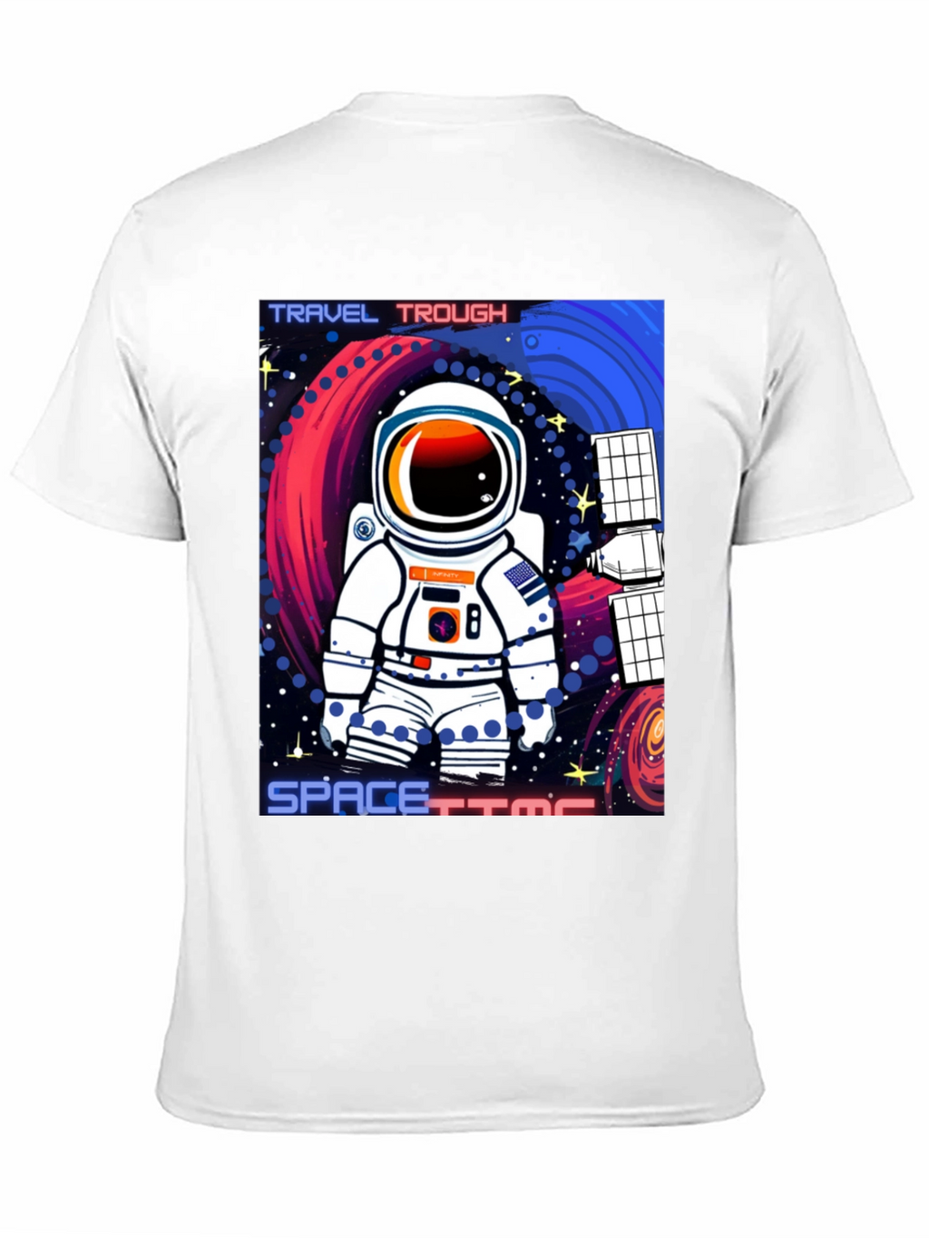 Astronaut Spacetime Graphic T-Shirt