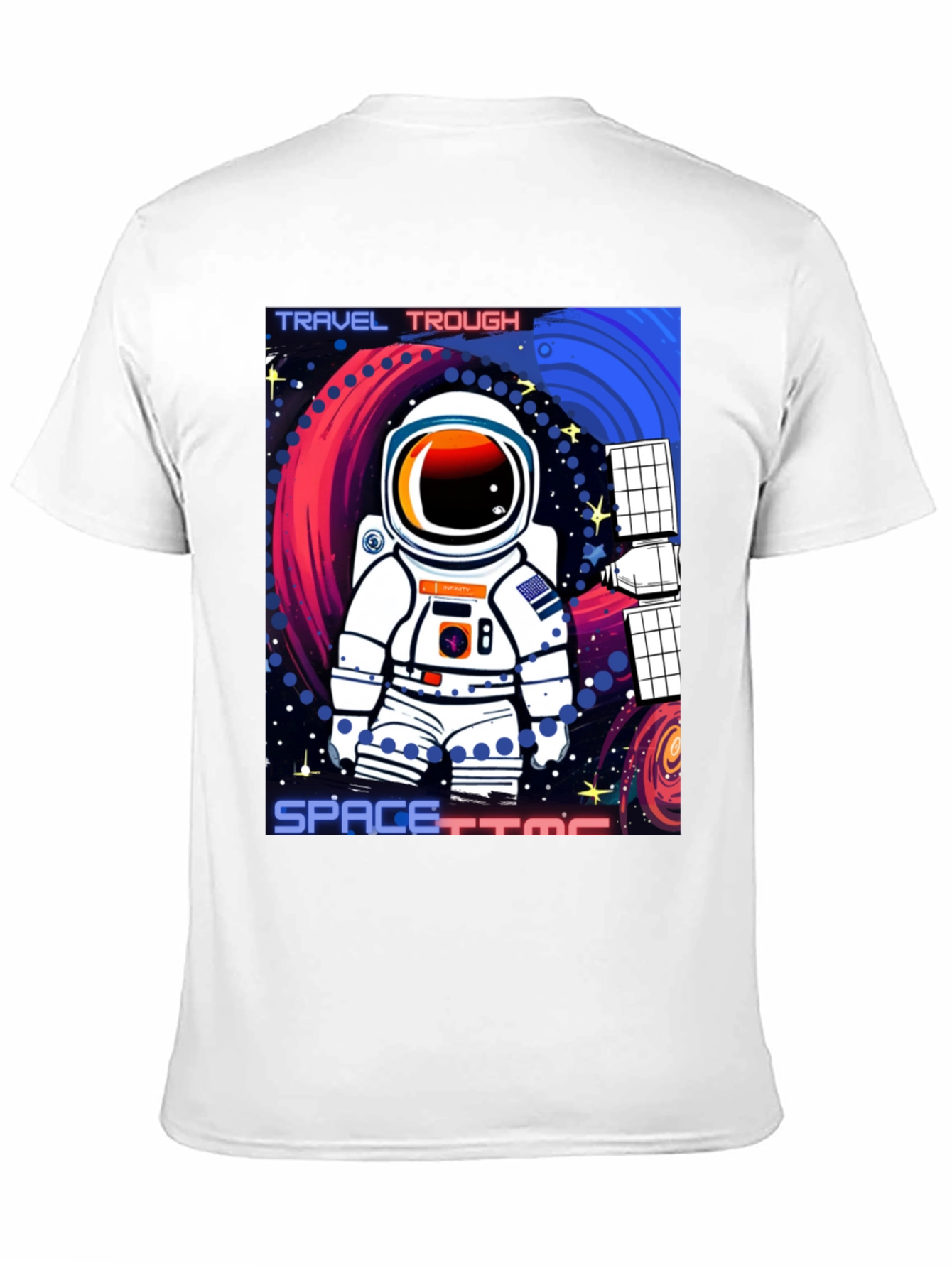 Astronaut Spacetime Graphic T-Shirt